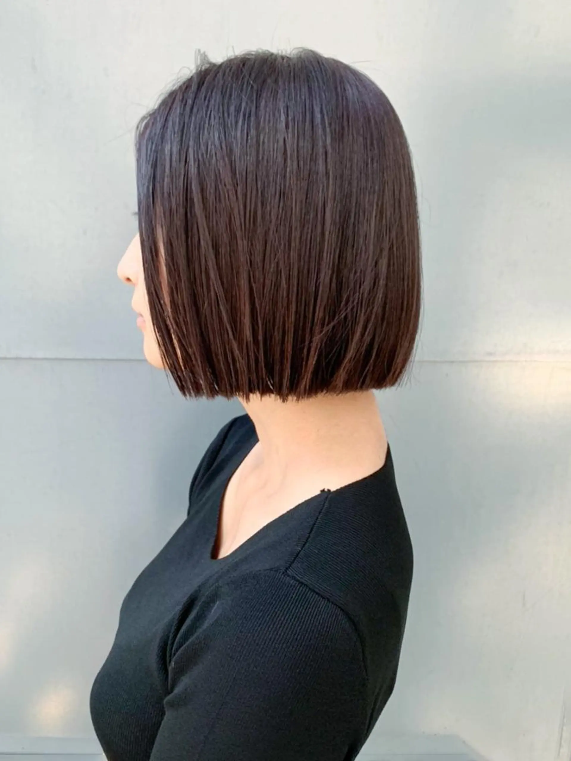 ミディアム カラー パーマ ヘアアレンジ ボブ ITbyALBUM 中野店のヘアスタイル