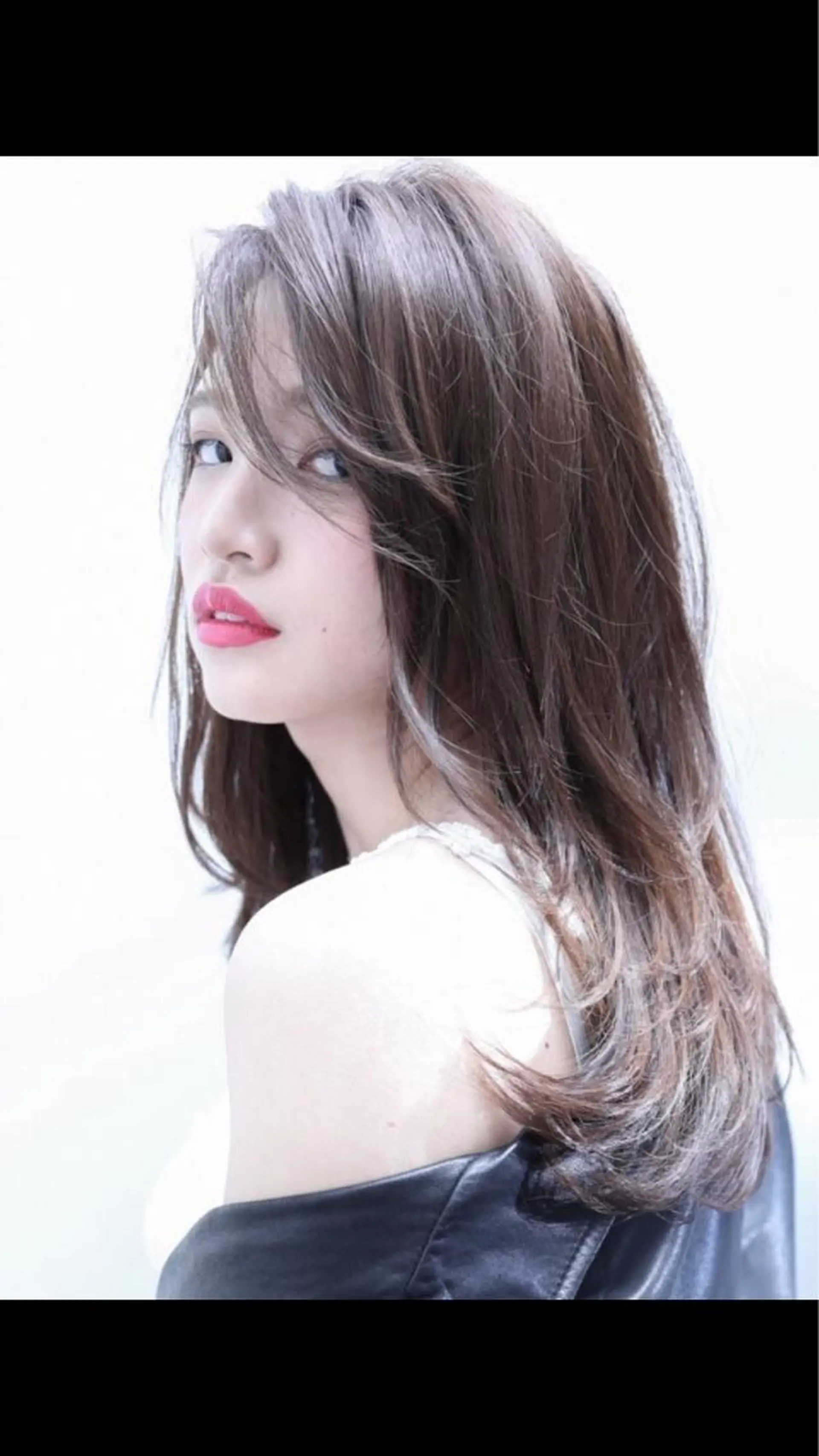 ロング アッシュ ブリーチ/髪質改善 NYNY大久保のヘアスタイル