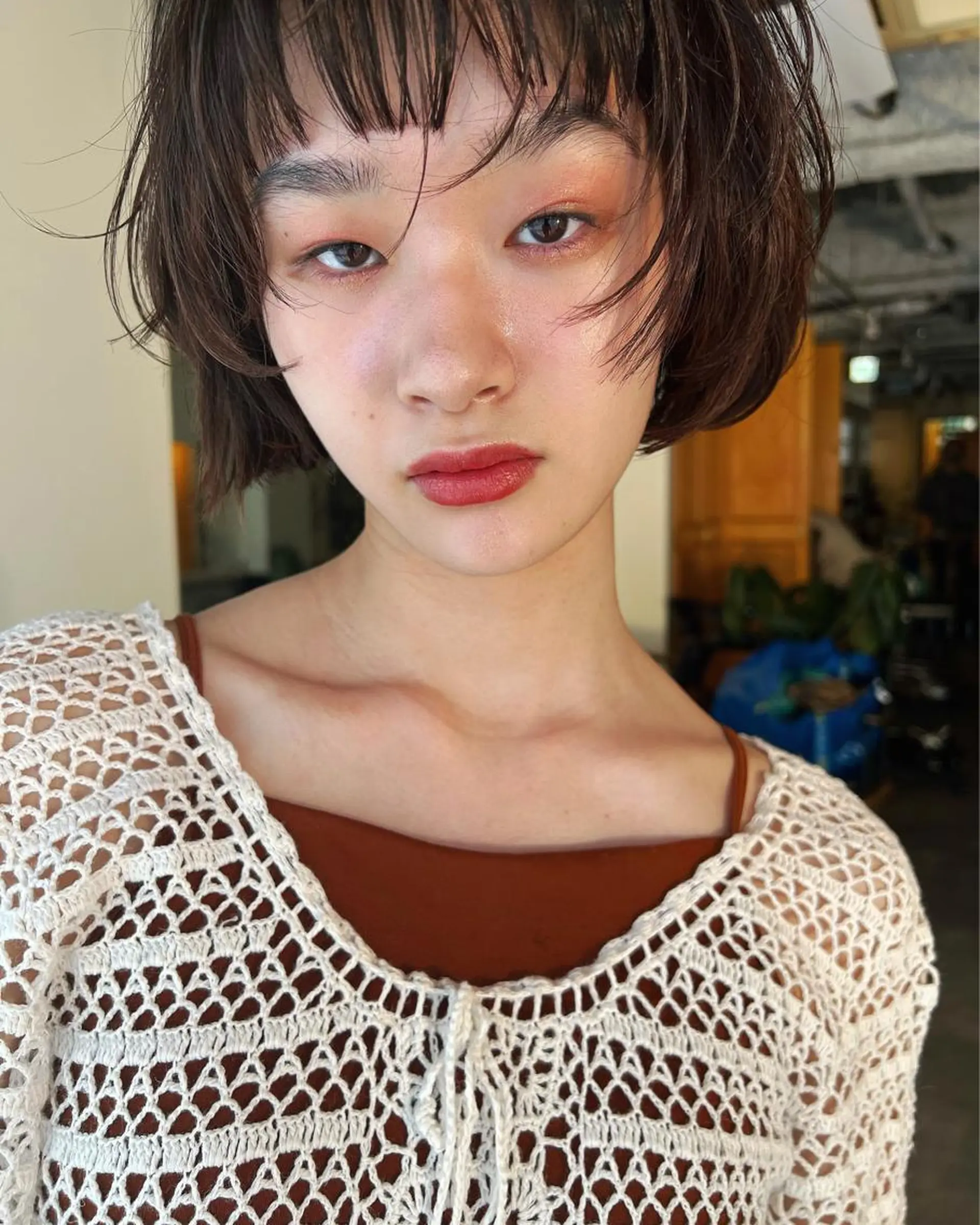 ショート カラー haco＋所属・圧倒的デザイン力 店長🎨RENAのヘアスタイル