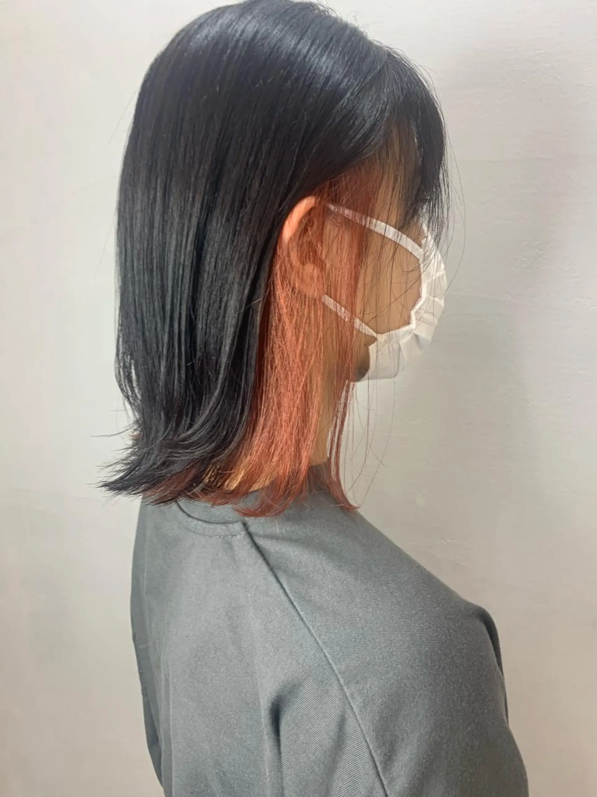 ミディアム カラー ピンクカラー 田中大星 /ボブ 縮毛矯正のヘアスタイル