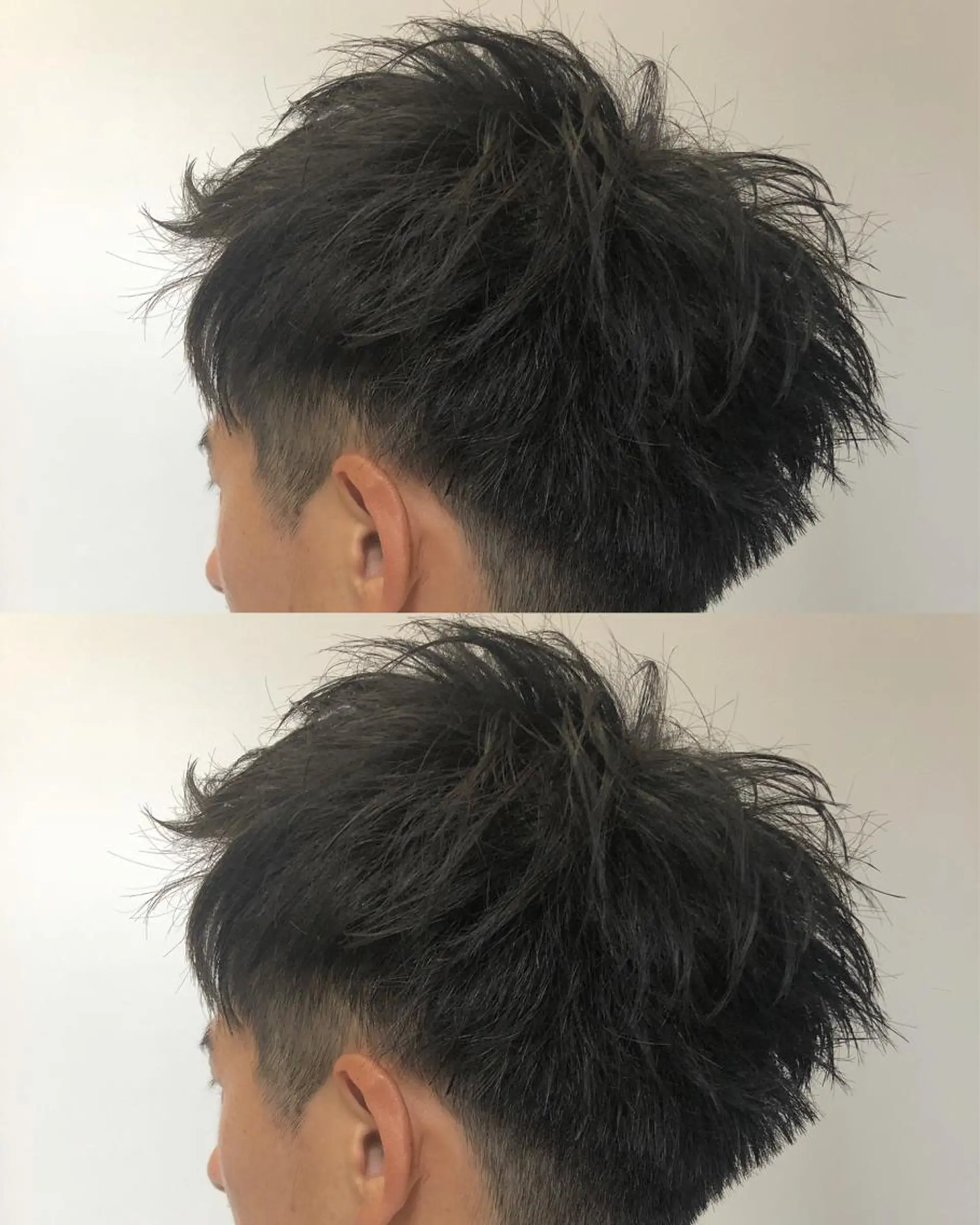 ショート カラー メンズ アップバング ショートヘア カット Steelo  渋谷所属・✴︎赤み除去カラー daichi✴︎のヘアスタイル