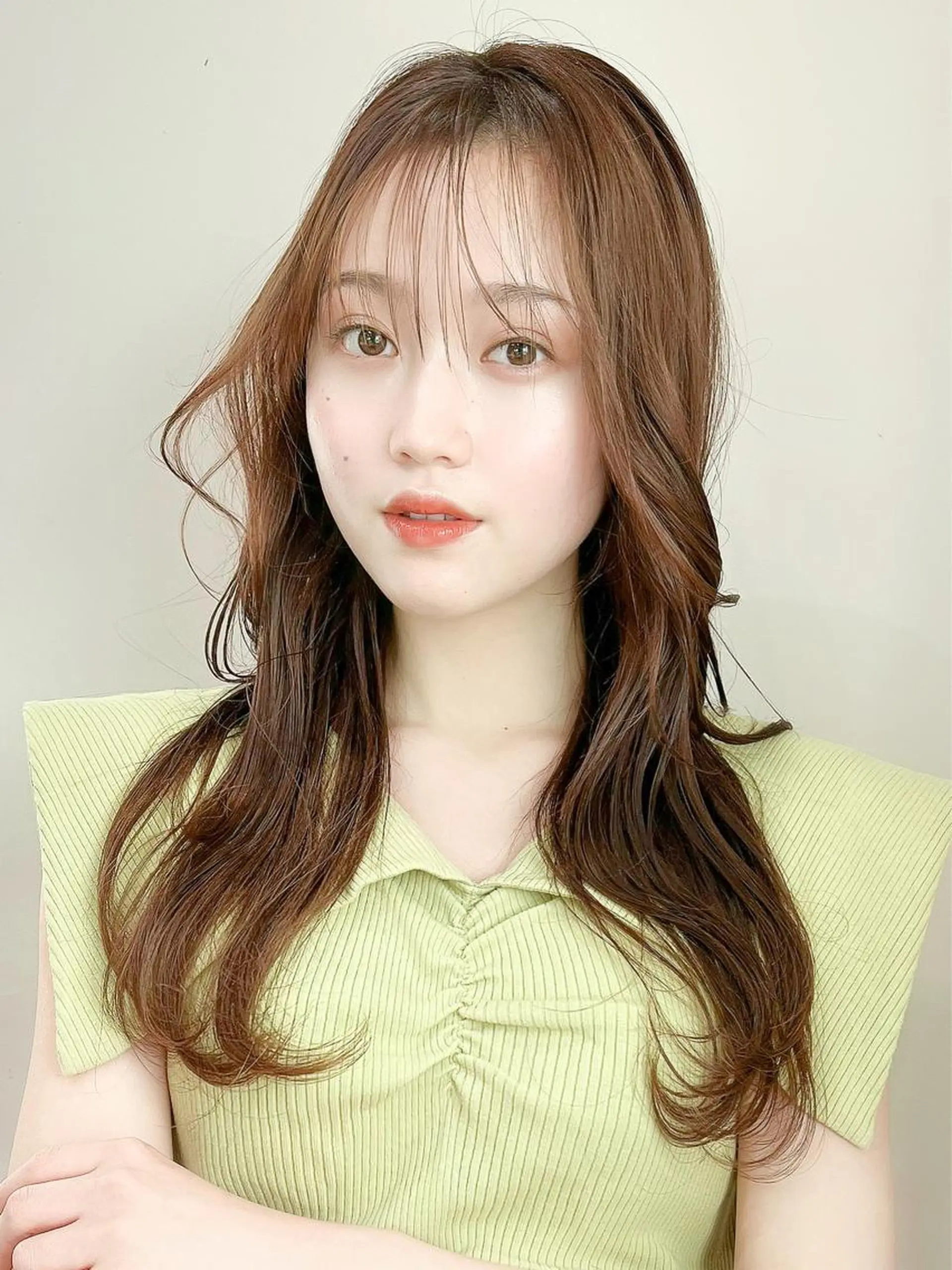 ロング ボブ ハイライト 髪質改善 韓国風ヘア ヘアカラー トリートメント ✨髪質改善特化✨ kyousukeのヘアスタイル