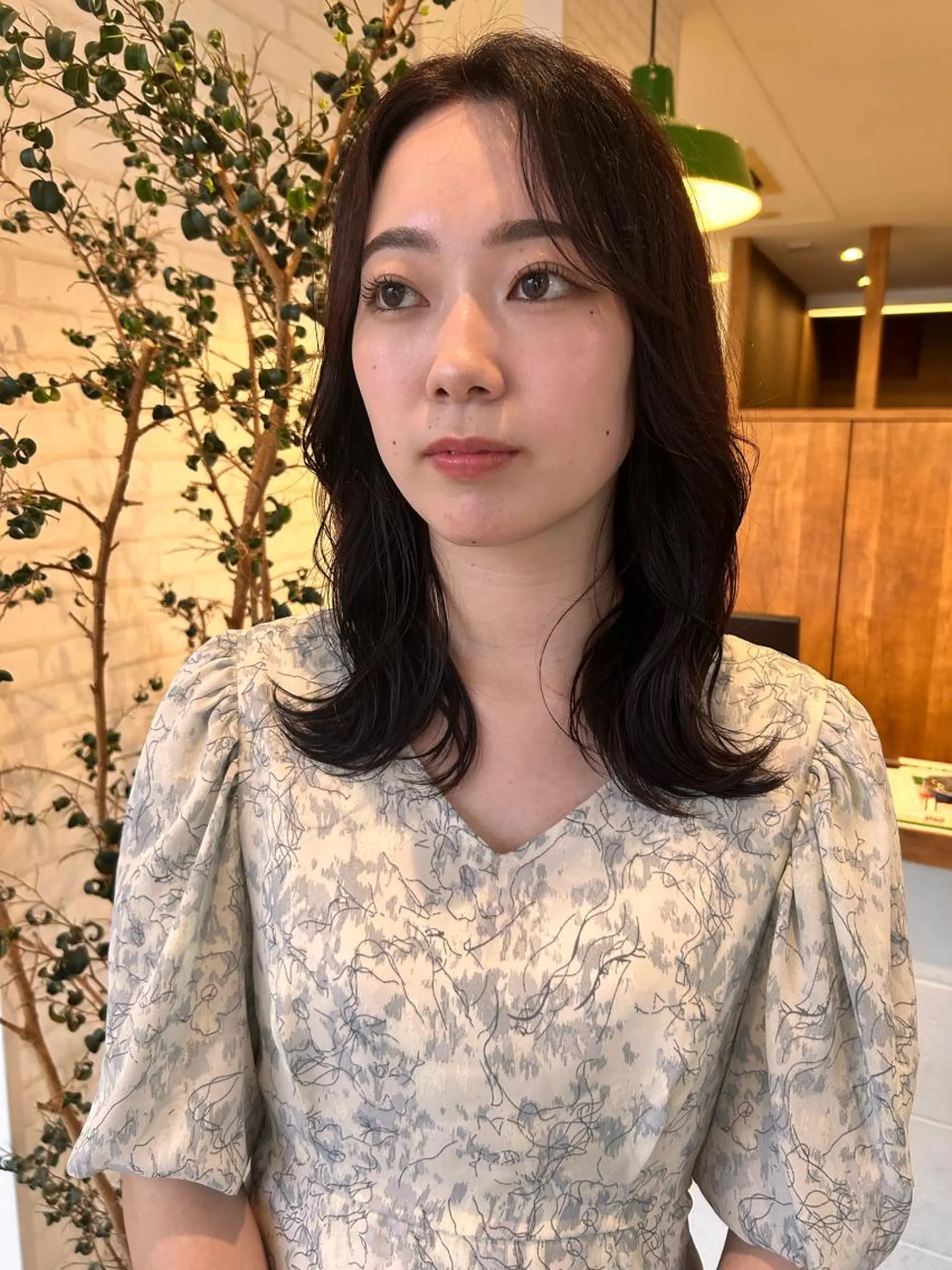 ロング カラー パーマ ヘアアレンジ 韓国風ヘア ❣️倉敷❣️美髪 カラー能登一成のヘアスタイル