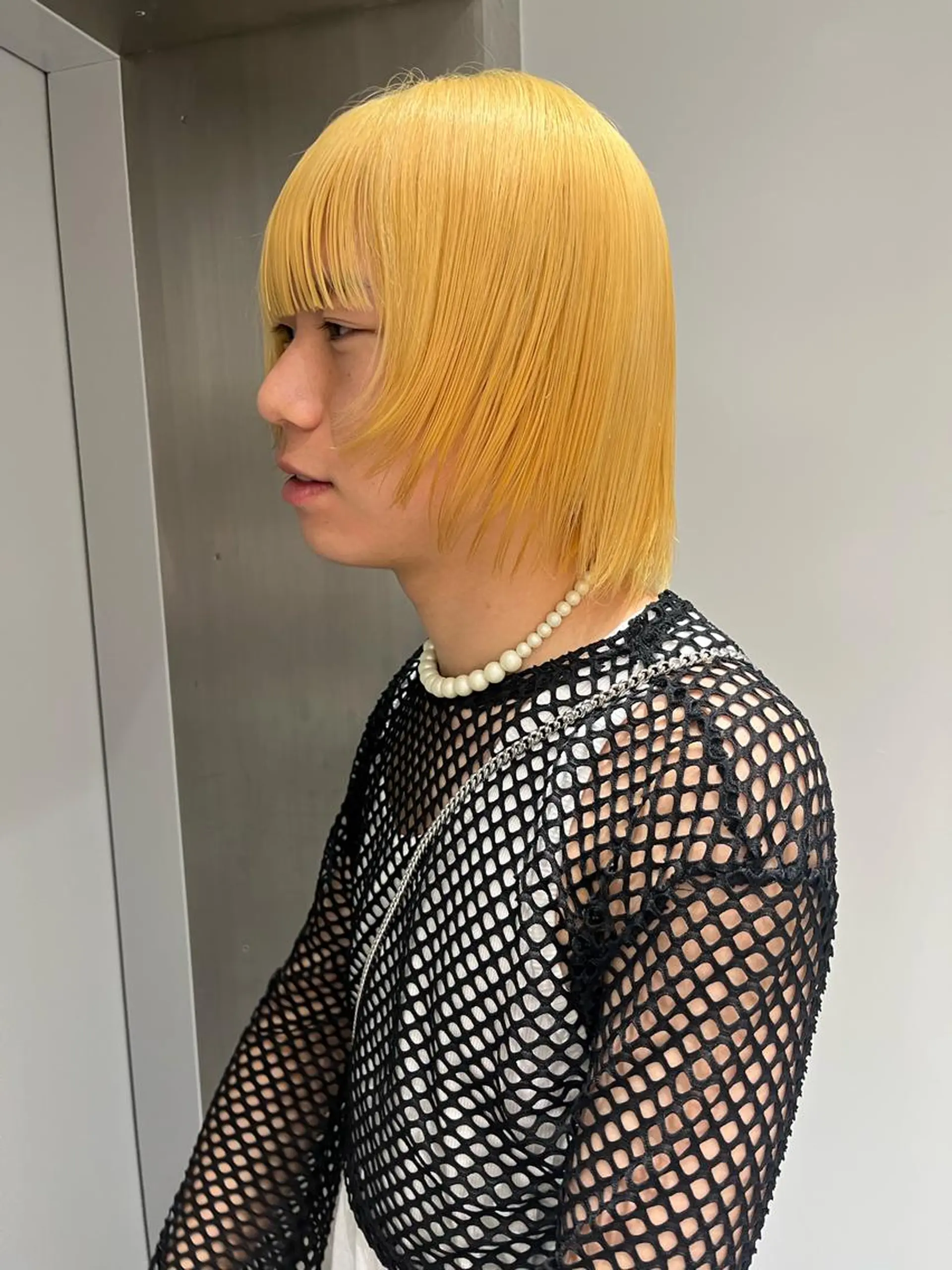 セミロング カラー ヘアカラー @kyoniyy KYONIのヘアスタイル