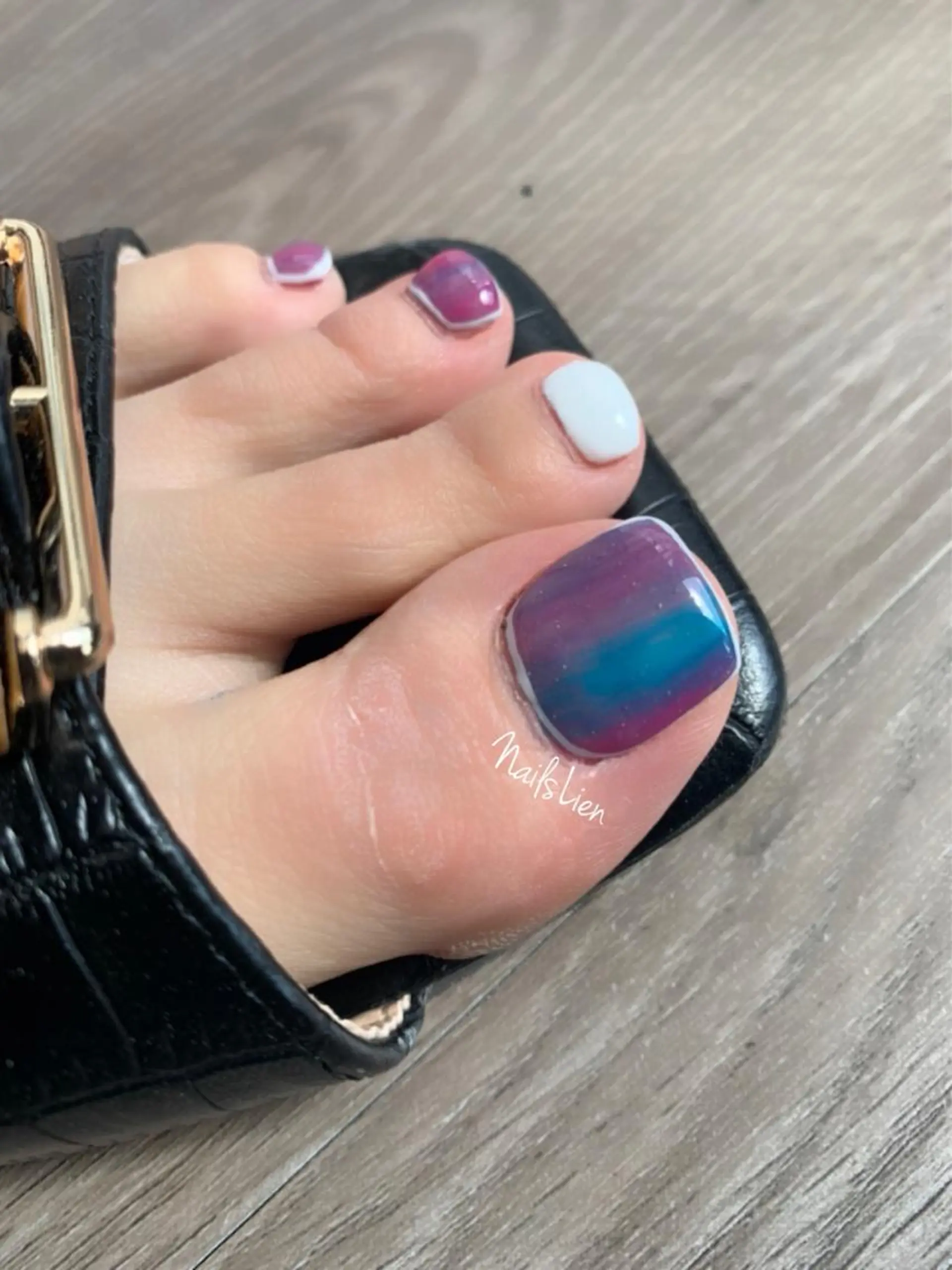 ネイル クリアネイル フラワーネイル フレンチネイル ラメ(グリッター) 大理石ネイル(マーブル) studio e n / RiNのネイルデザイン