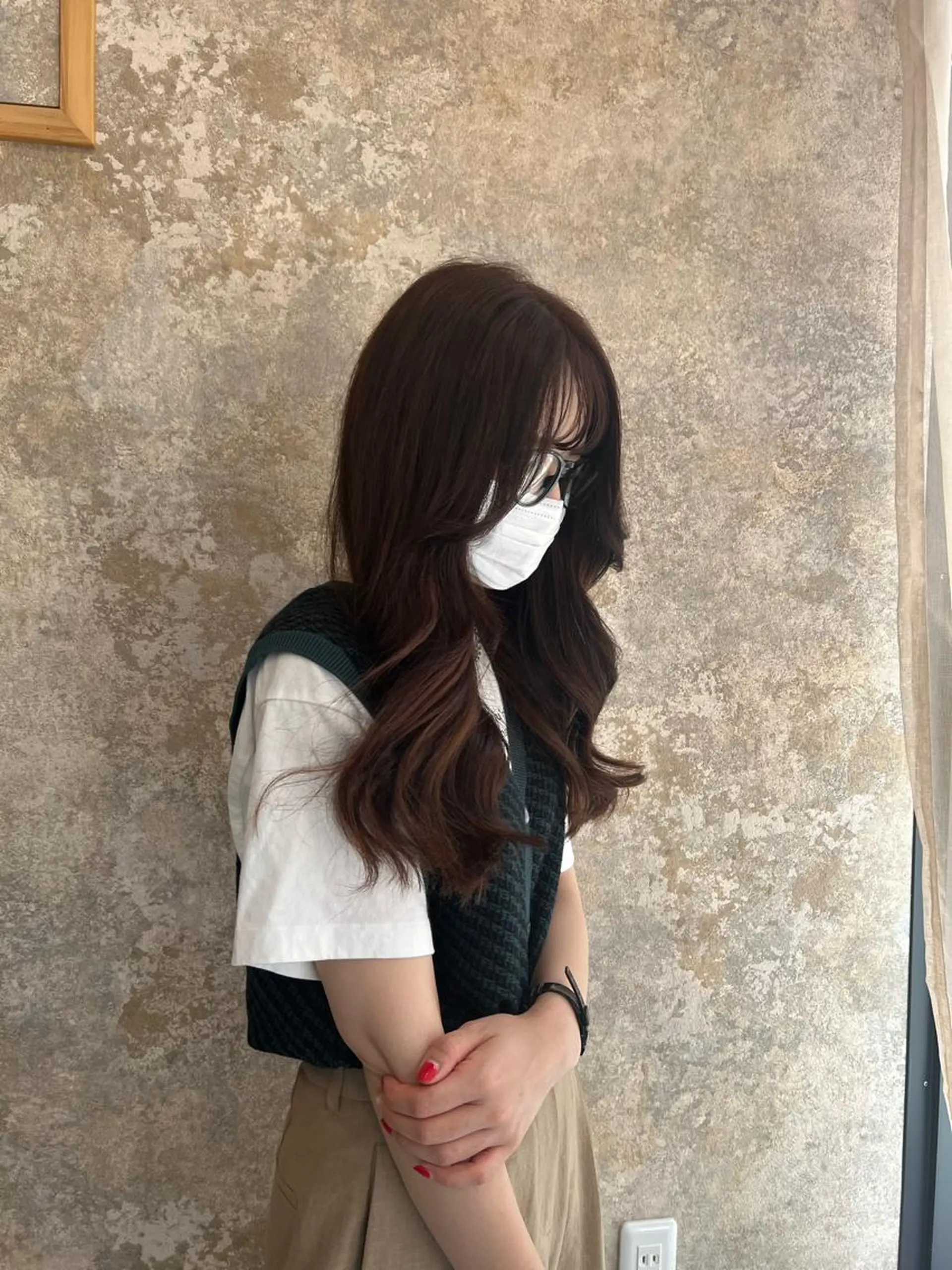 ロング カット ヘアカラー トリートメント エクステ マテリアル 中央駅店のヘアスタイル