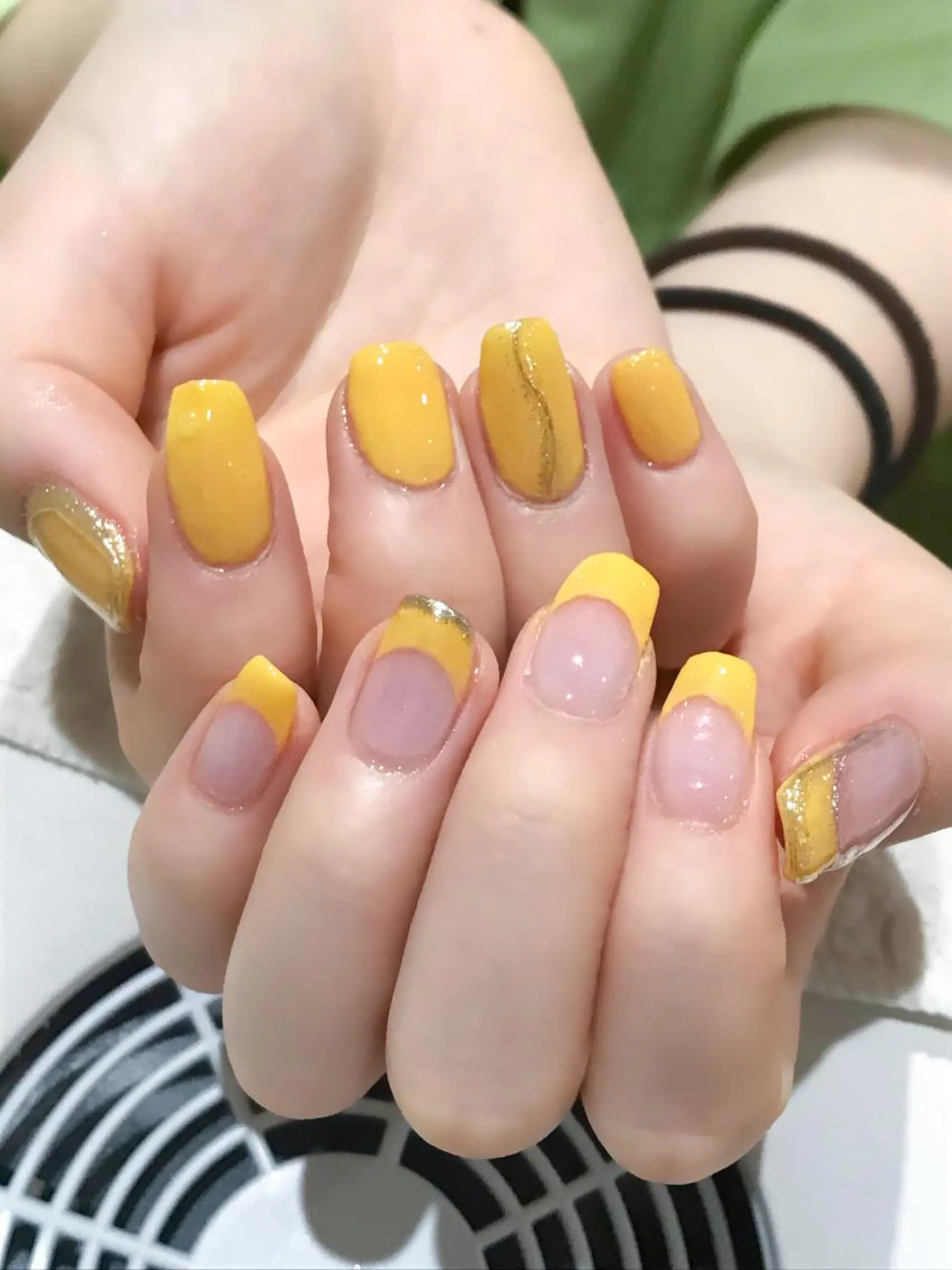 ネイル 黄色 Nyanco Nailのネイルデザイン