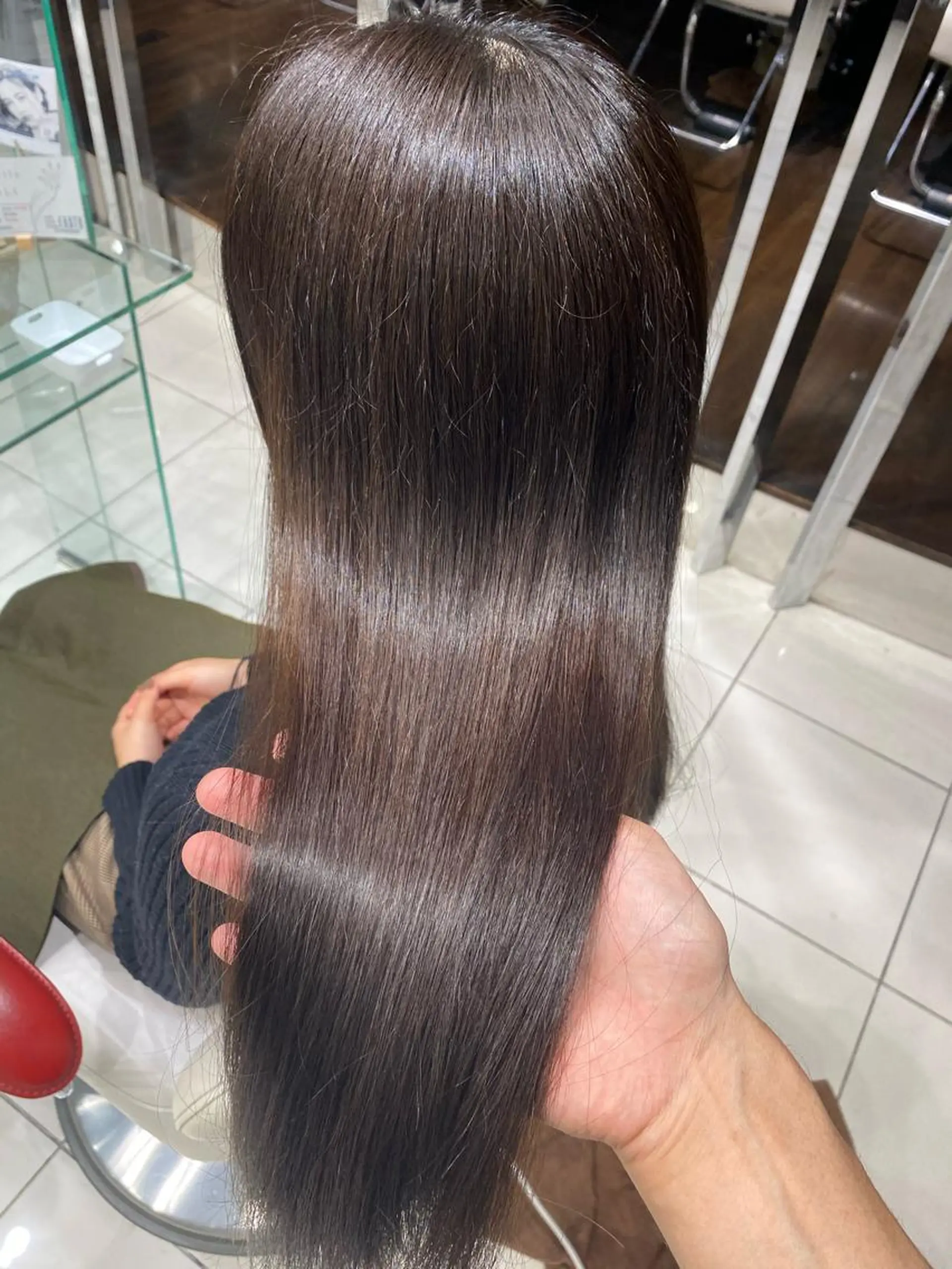 ロング 縮毛矯正 トリートメント Eir-LUXE-所属・Eir-LUXE- 代表　鈴木翔平のヘアスタイル