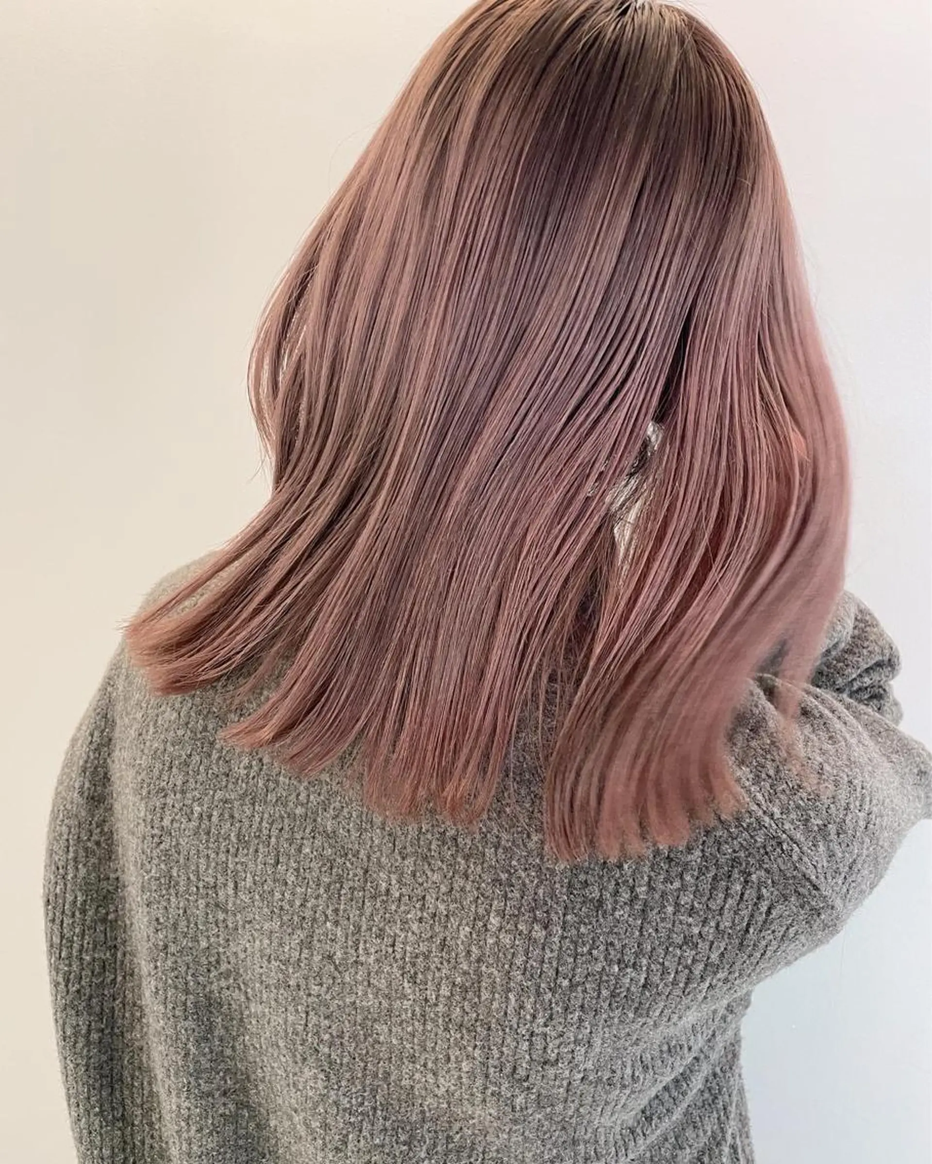 ミディアム カラー パーマ 💖美髪矯正💖 辻未侑のヘアスタイル