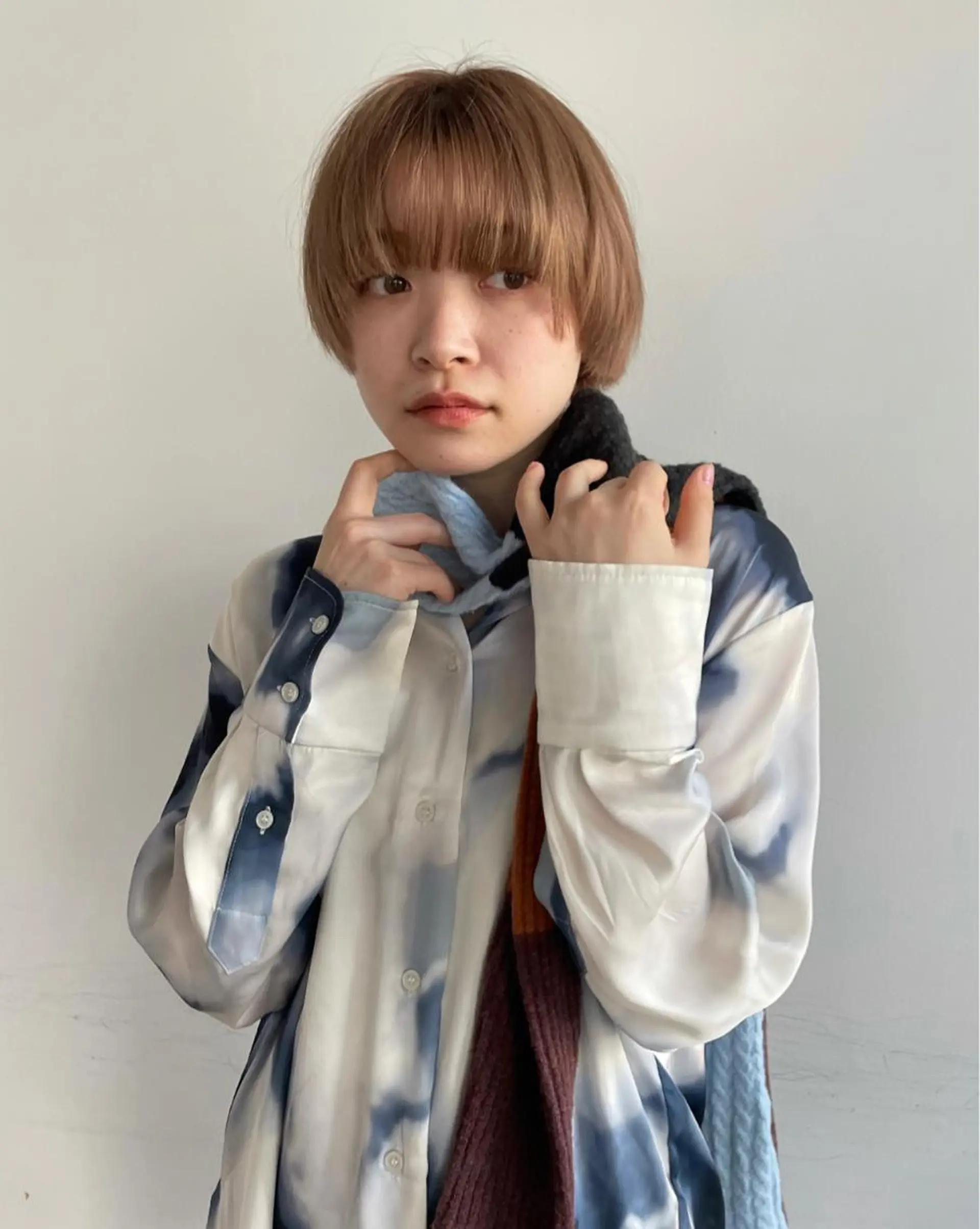 ショート カラー chiharu ボブ/レイヤーのヘアスタイル