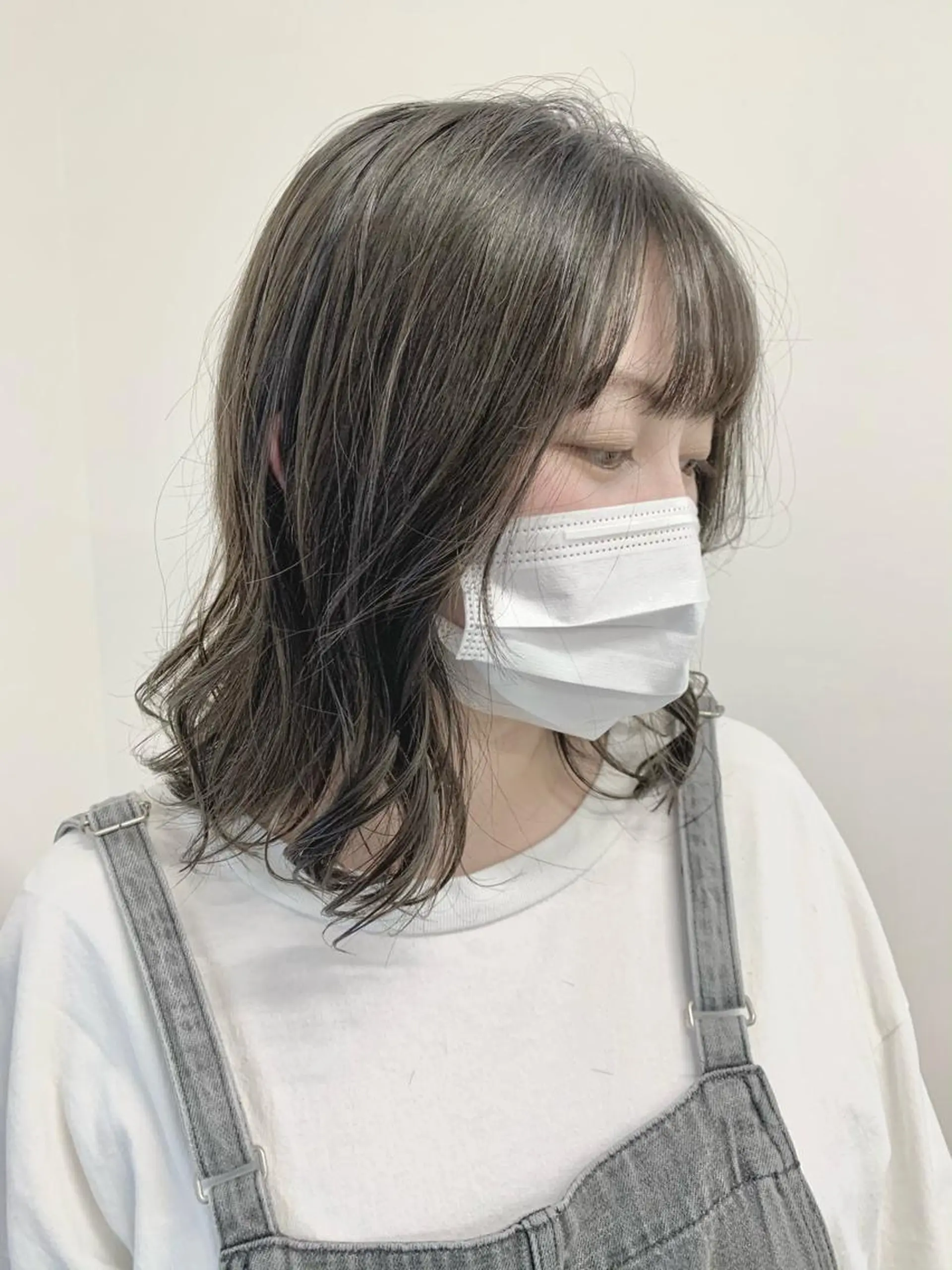 ミディアム カラー 🔵暗髪　特化🔵 梅田・増田のヘアスタイル