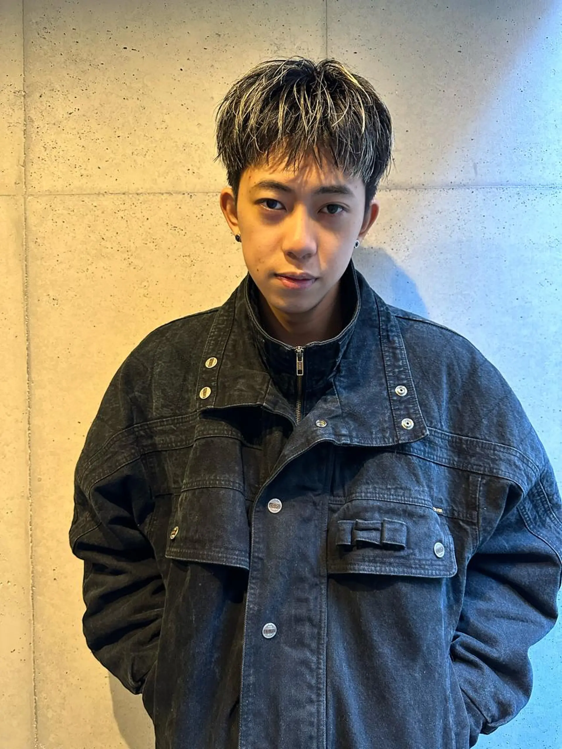 ショート メンズ 《ウルフ/レイヤー/ 似合わせ》山本祐輔のヘアスタイル