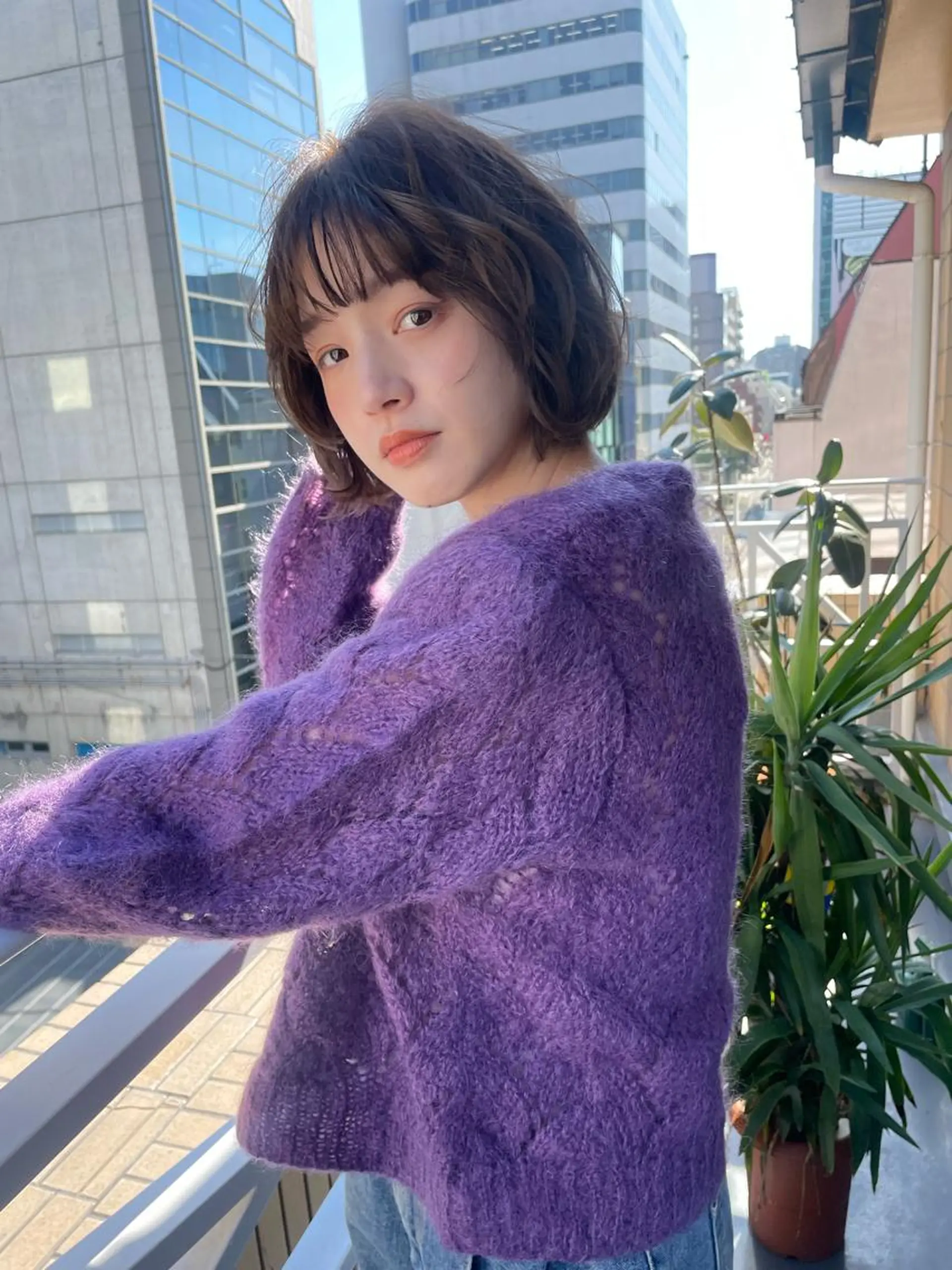 ショート カラー カット ヘアカラー トリートメント ショート/ボブ専門 宮脇美奈/南船場のヘアスタイル