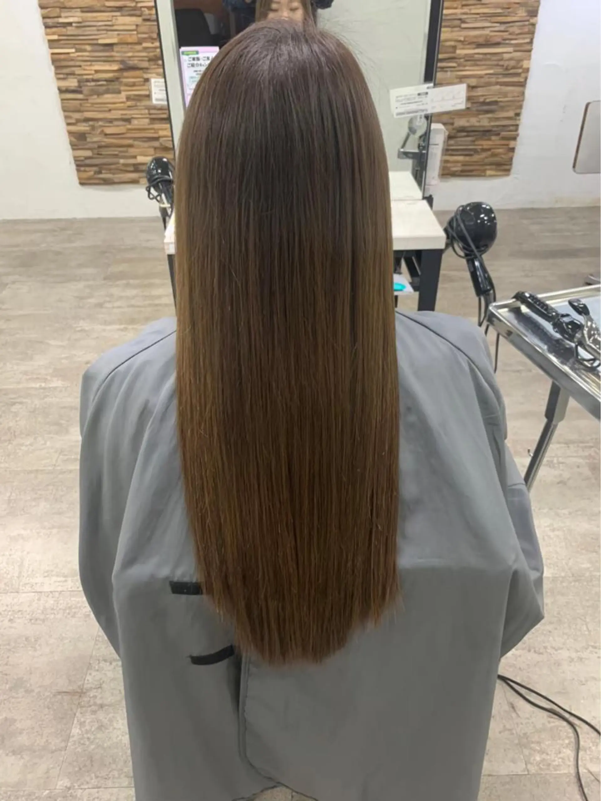 ロング 縮毛矯正 ️❤️透明感カラー Yūka❤️のヘアスタイル