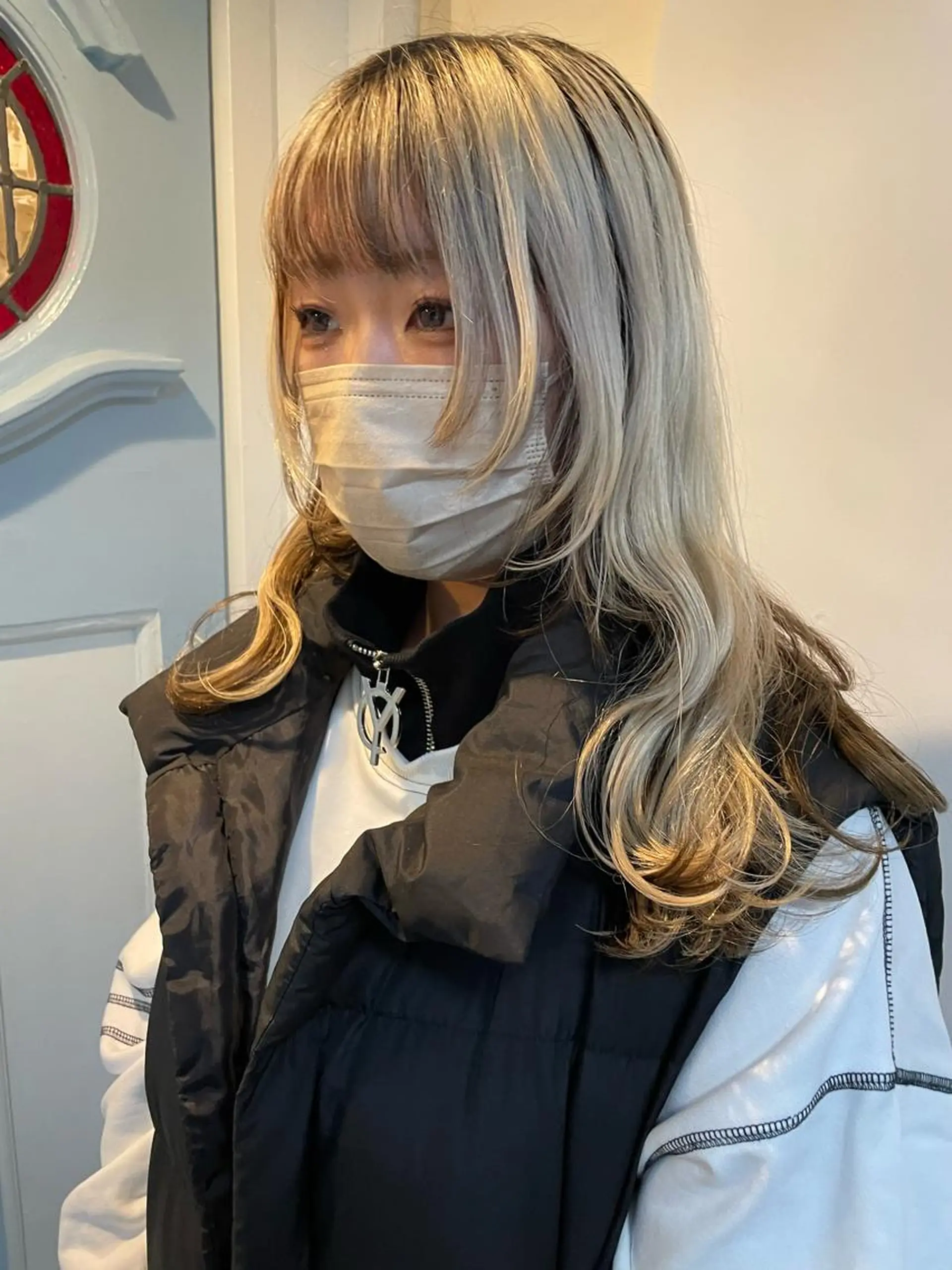 ロング 顔まわりレイヤー レイヤーカット ウルフカット カット 🐺高椋 海/ウルフ/レイヤーのヘアスタイル