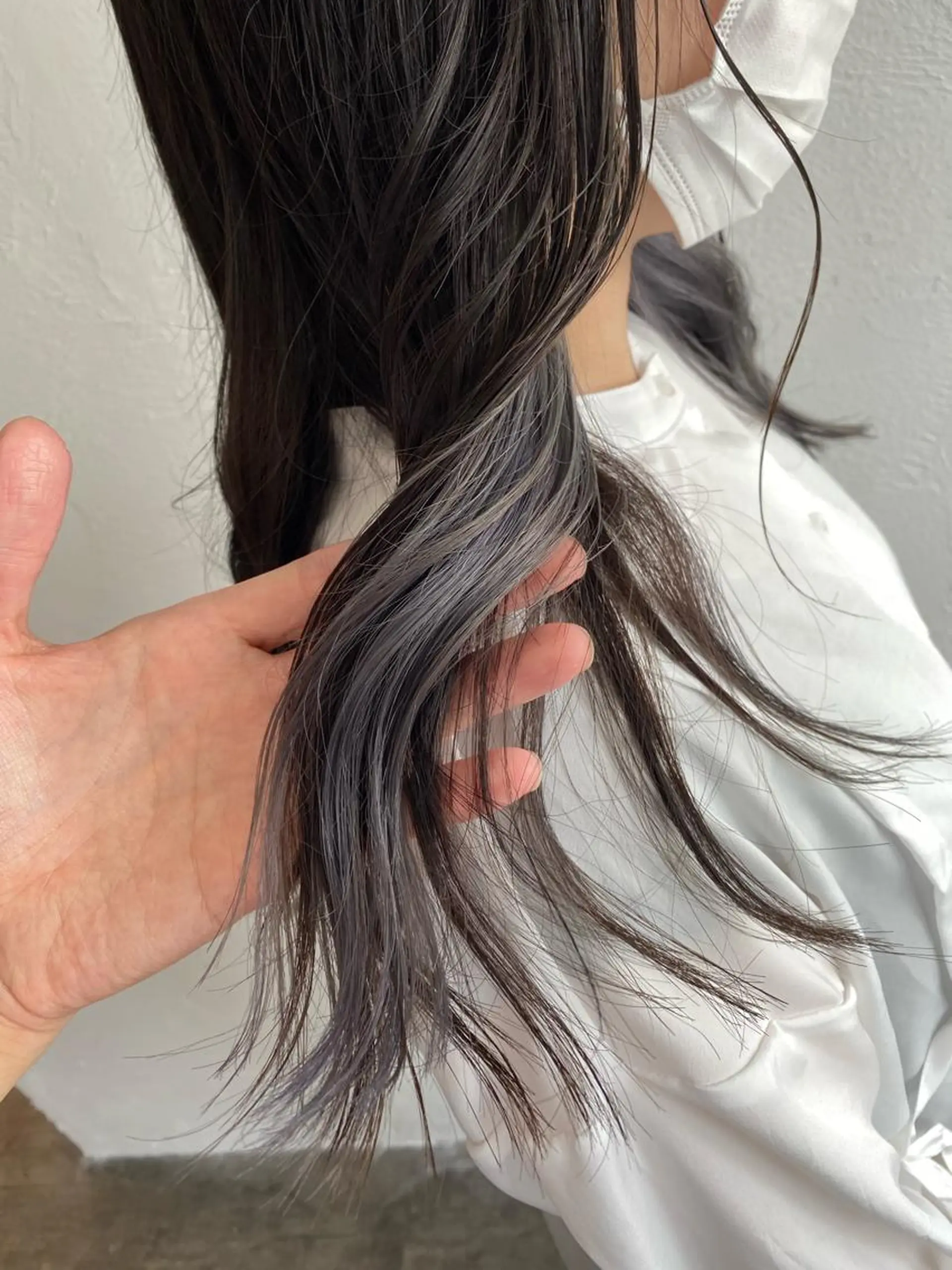 ロング カラー シルバー HIYOSHI　✂︎ 艶髪職人のヘアスタイル