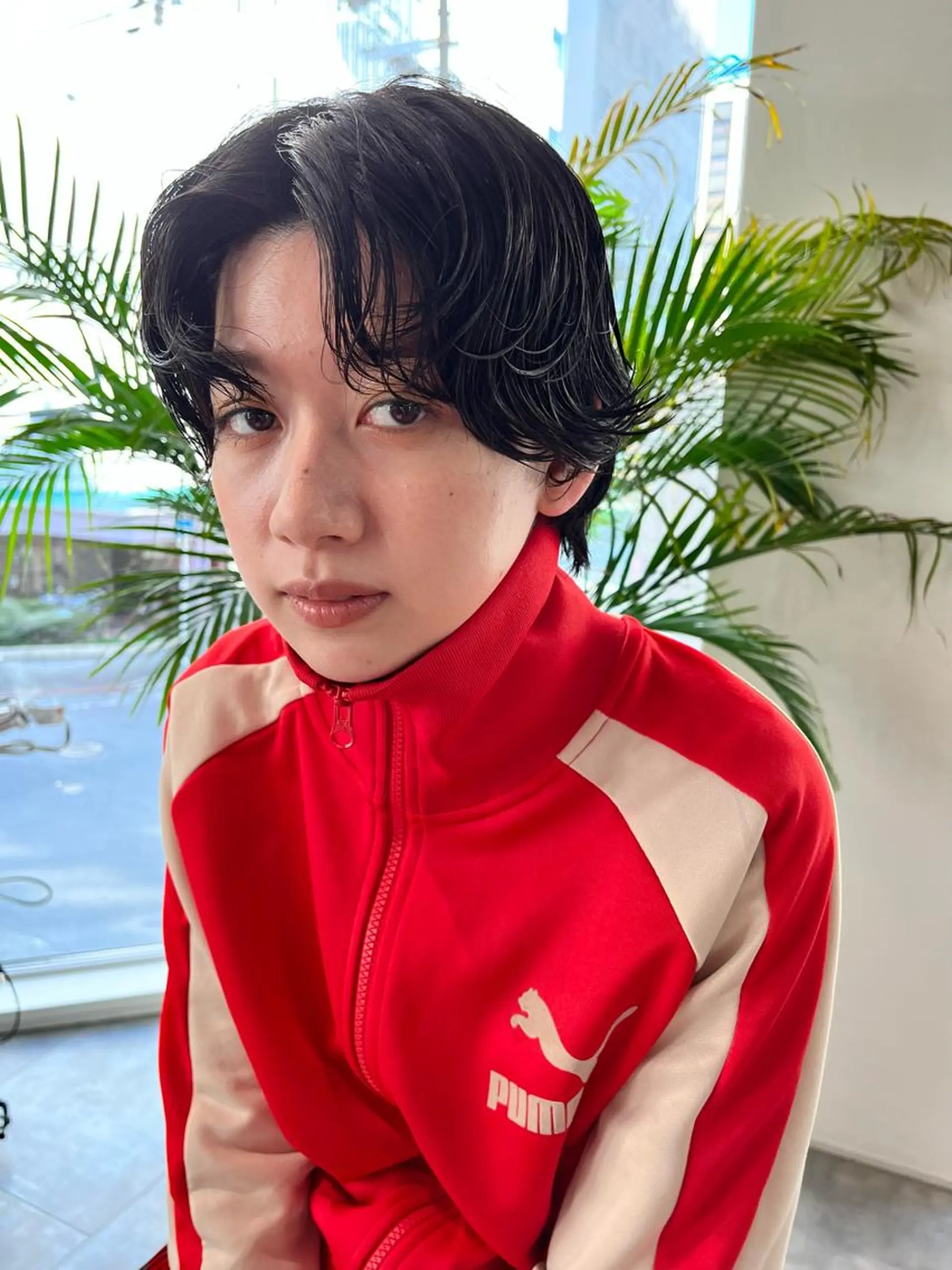 ショート パーマ ハンサムショート ショートヘア ニュアンスパーマ カット パーマ ショート/パーマ/ カラー/FUKOのヘアスタイル