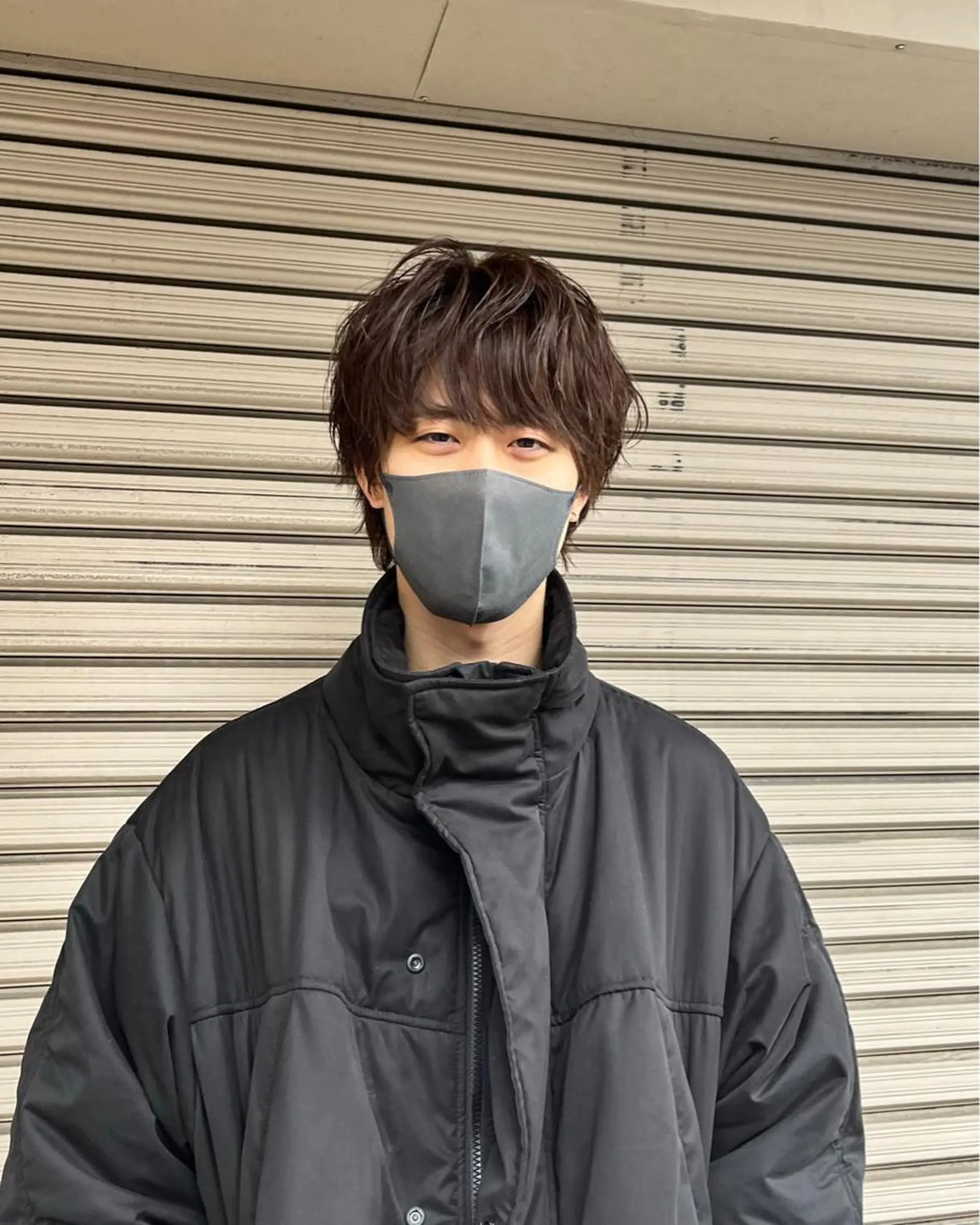 メンズ メンズウルフカット ウルフカット 宮崎 恵多のヘアスタイル