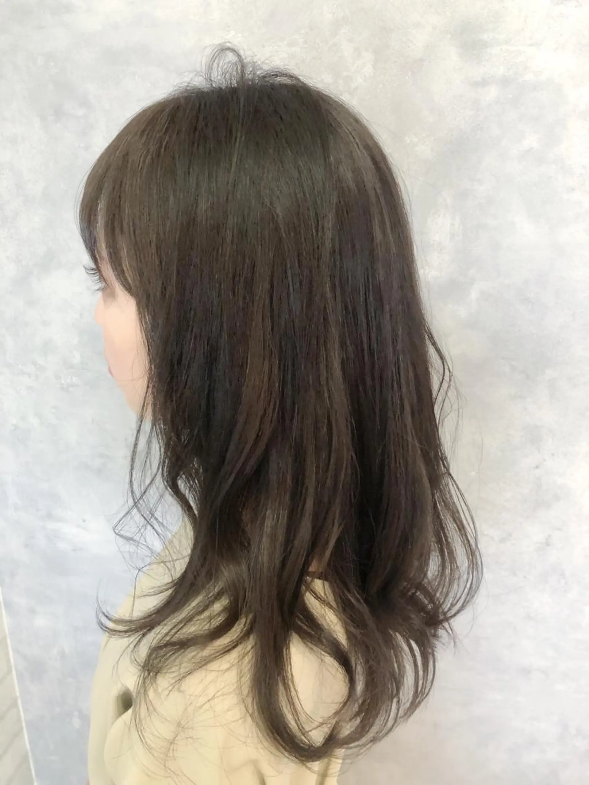 ロング カラー カット ヘアカラー トリートメント 五月女 隼人のヘアスタイル