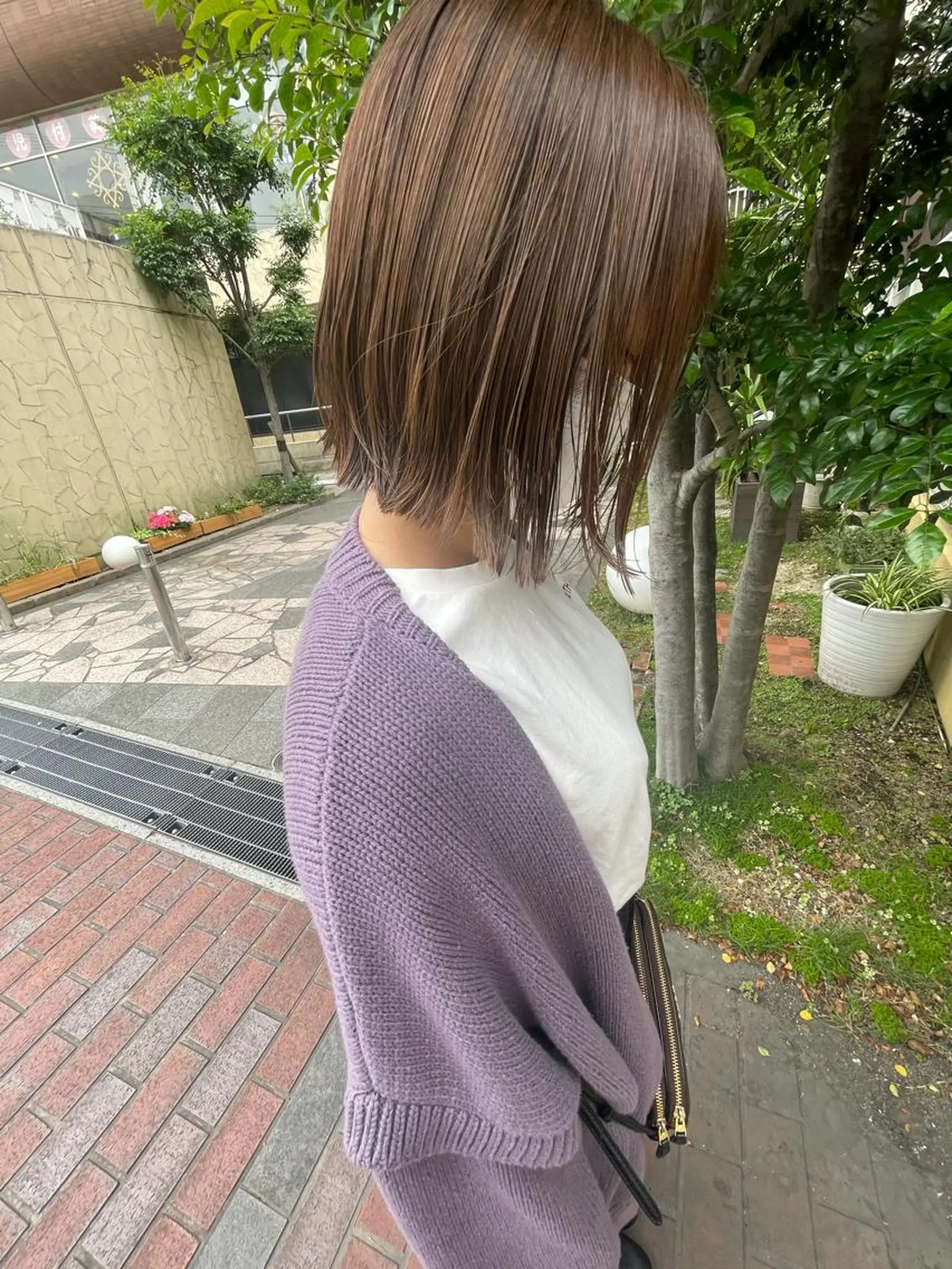 ショート カラー 🙃 透明感カラー/ボブのヘアスタイル