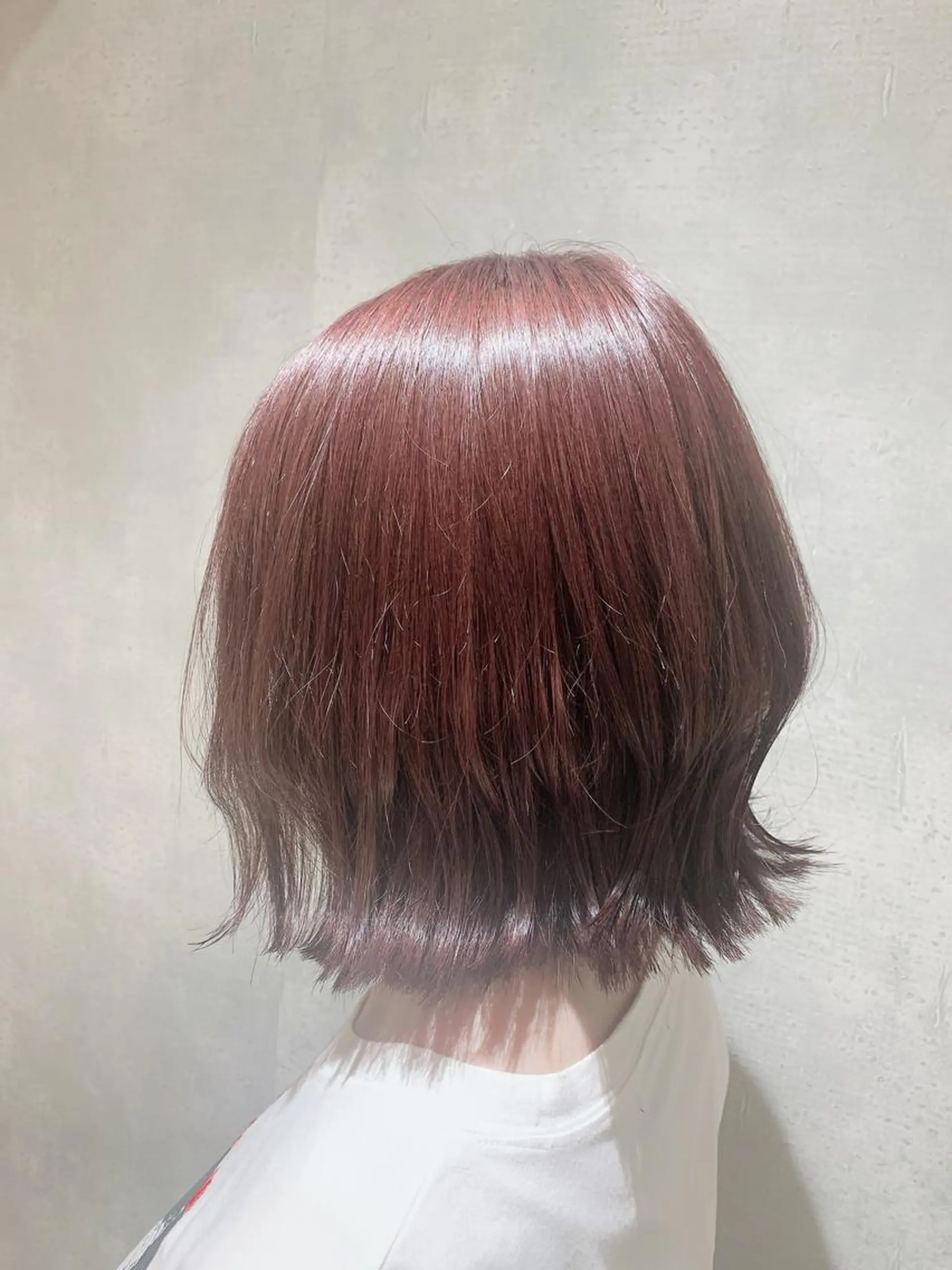 ミディアム カラー エンドウ　ミノリ🤎 /半個室/レイヤーのヘアスタイル