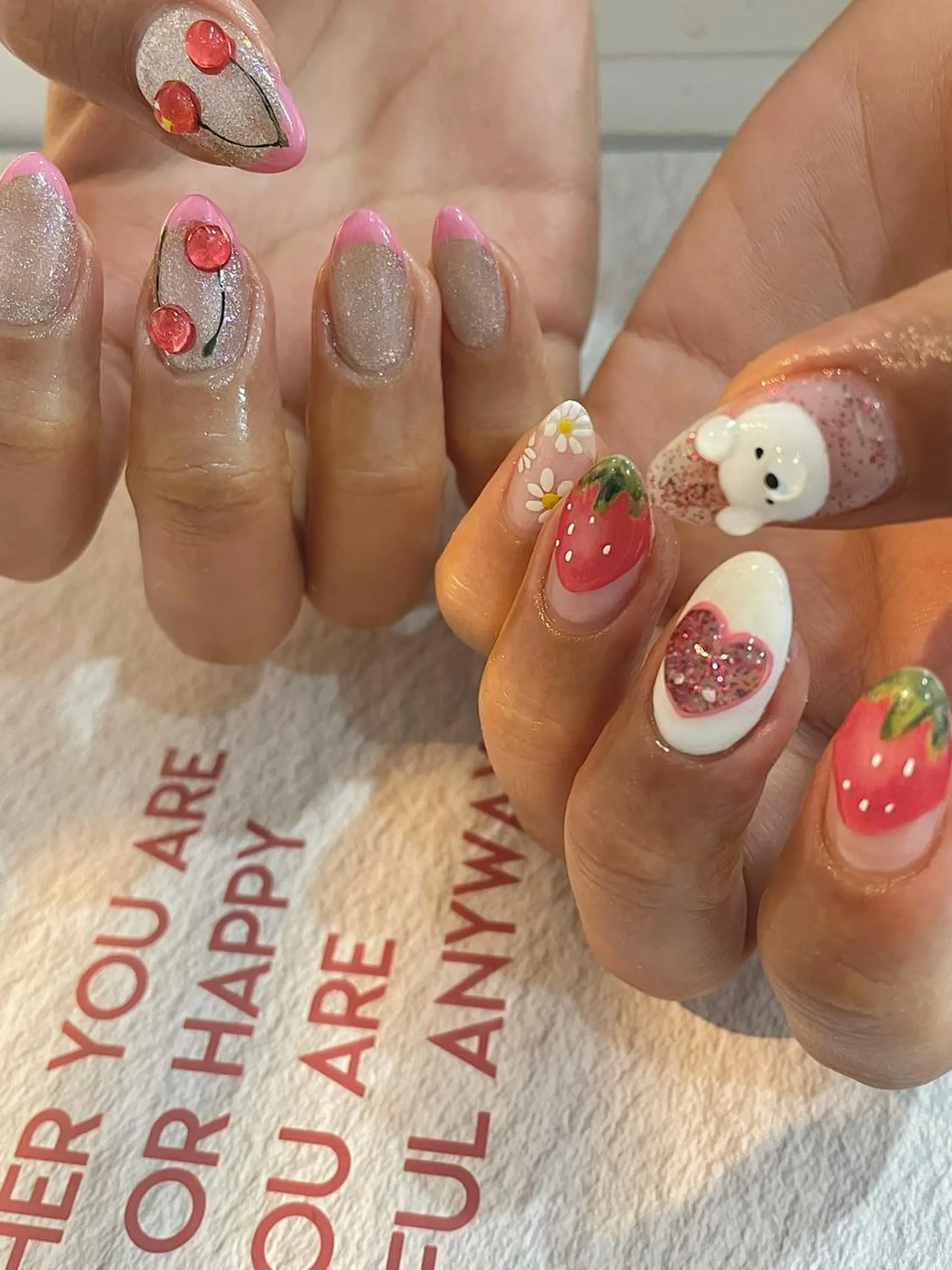 ネイル ぷっくりネイル Nagashima sanaのネイルデザイン