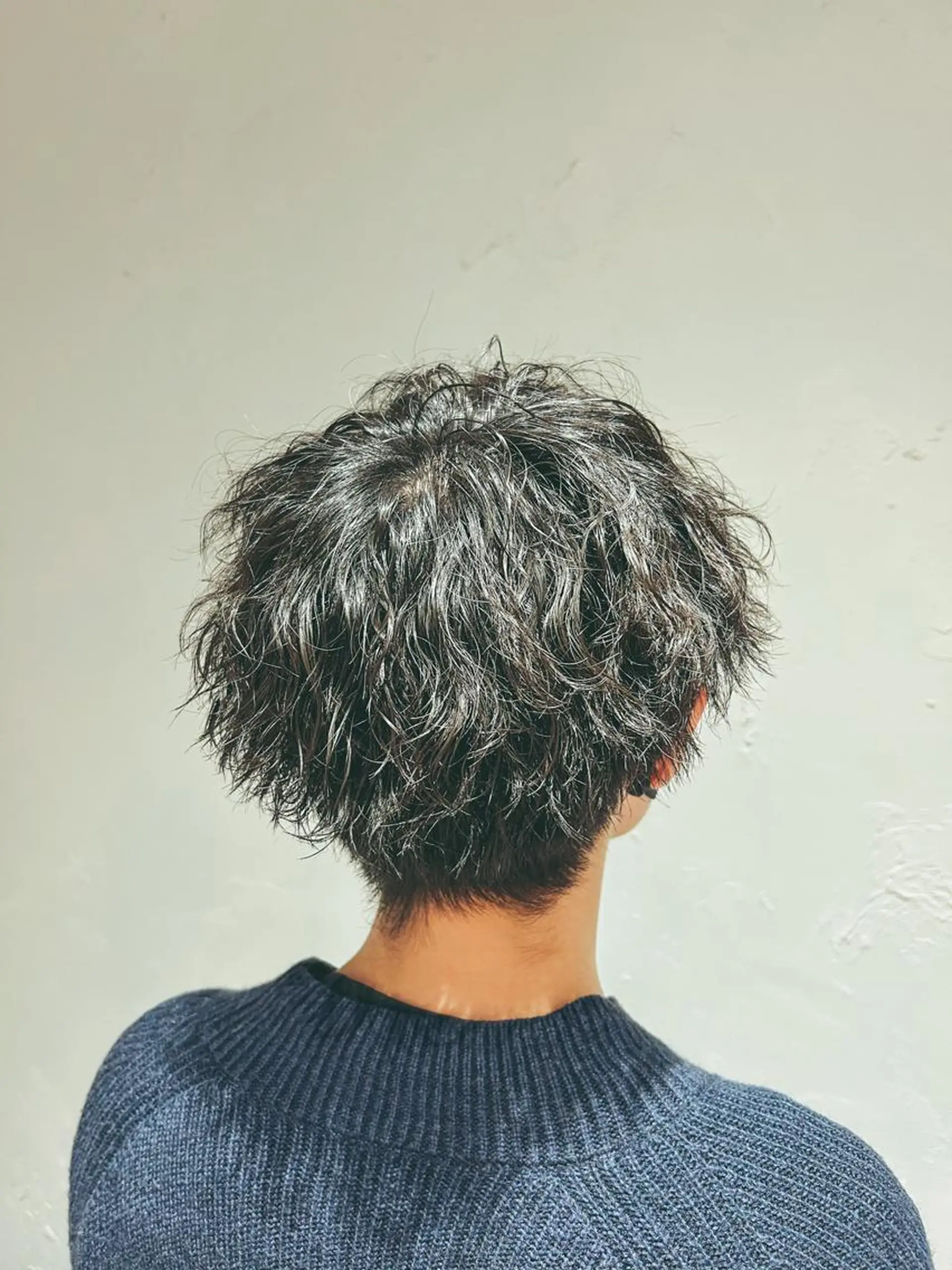 ショート パーマ メンズ Lilly所属・成田 智彩のヘアスタイル