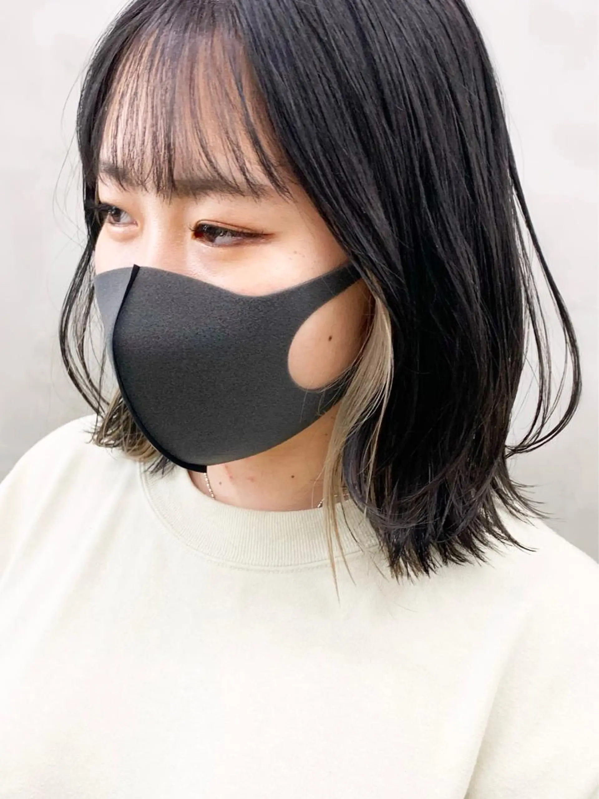 カラー ブリーチ インナーカラー ボブ SEED&beauty byFLAT所属・ヘッドスパ (女性限定)🍋モエのヘアスタイル