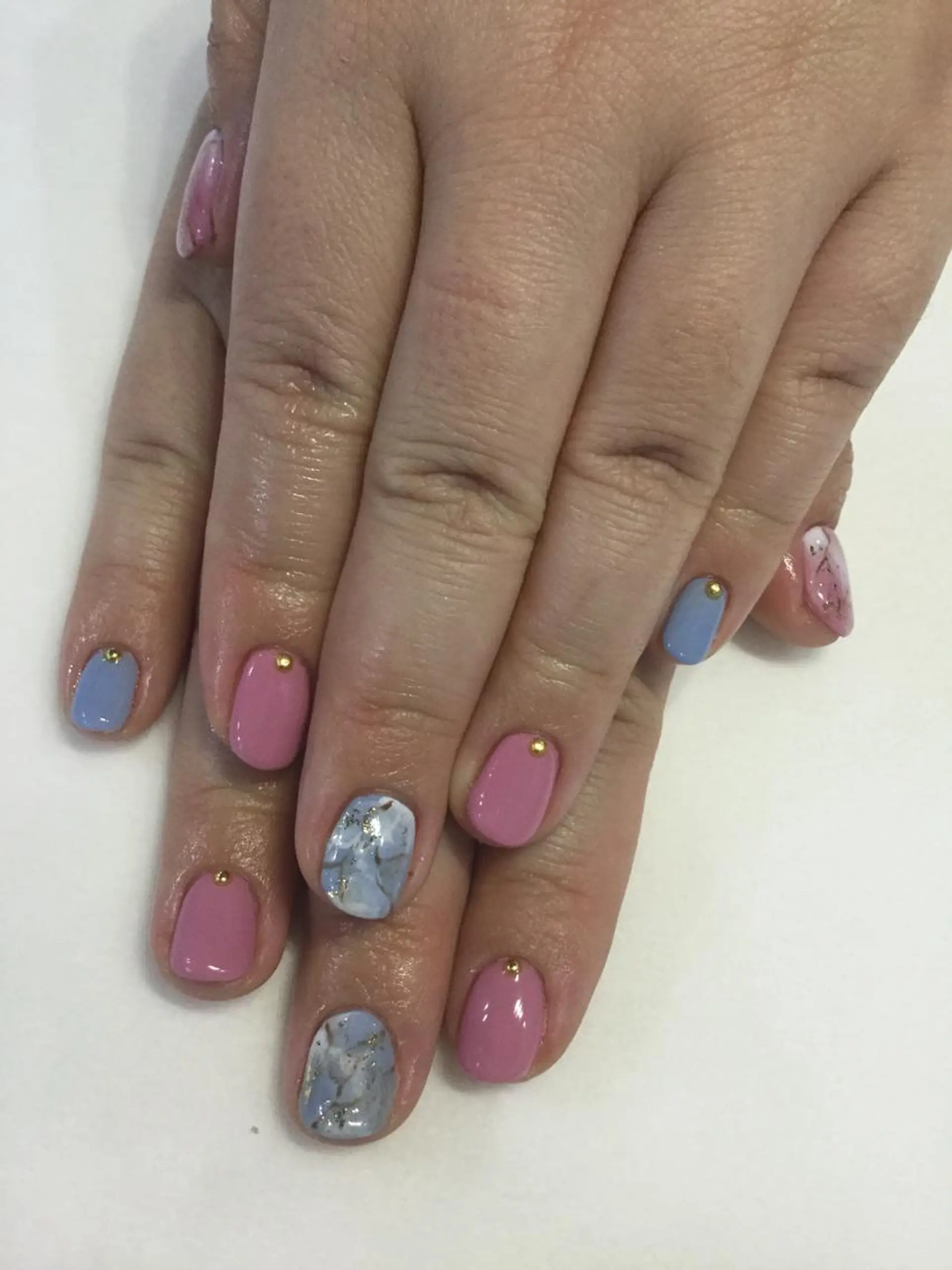 ネイル ハンドネイル 💎🐰 saki. m 🐰💎のネイルデザイン