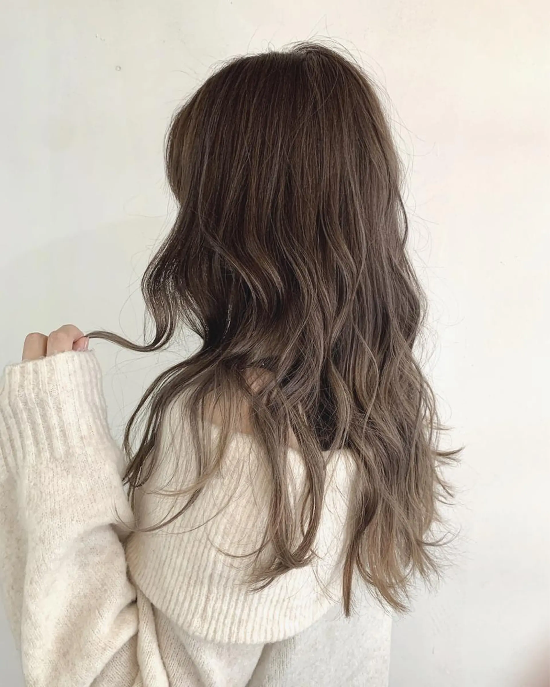 ロング カラー カット ヘアカラー トリートメント 京都大人女性ショート 徒歩1分/秋山のヘアスタイル