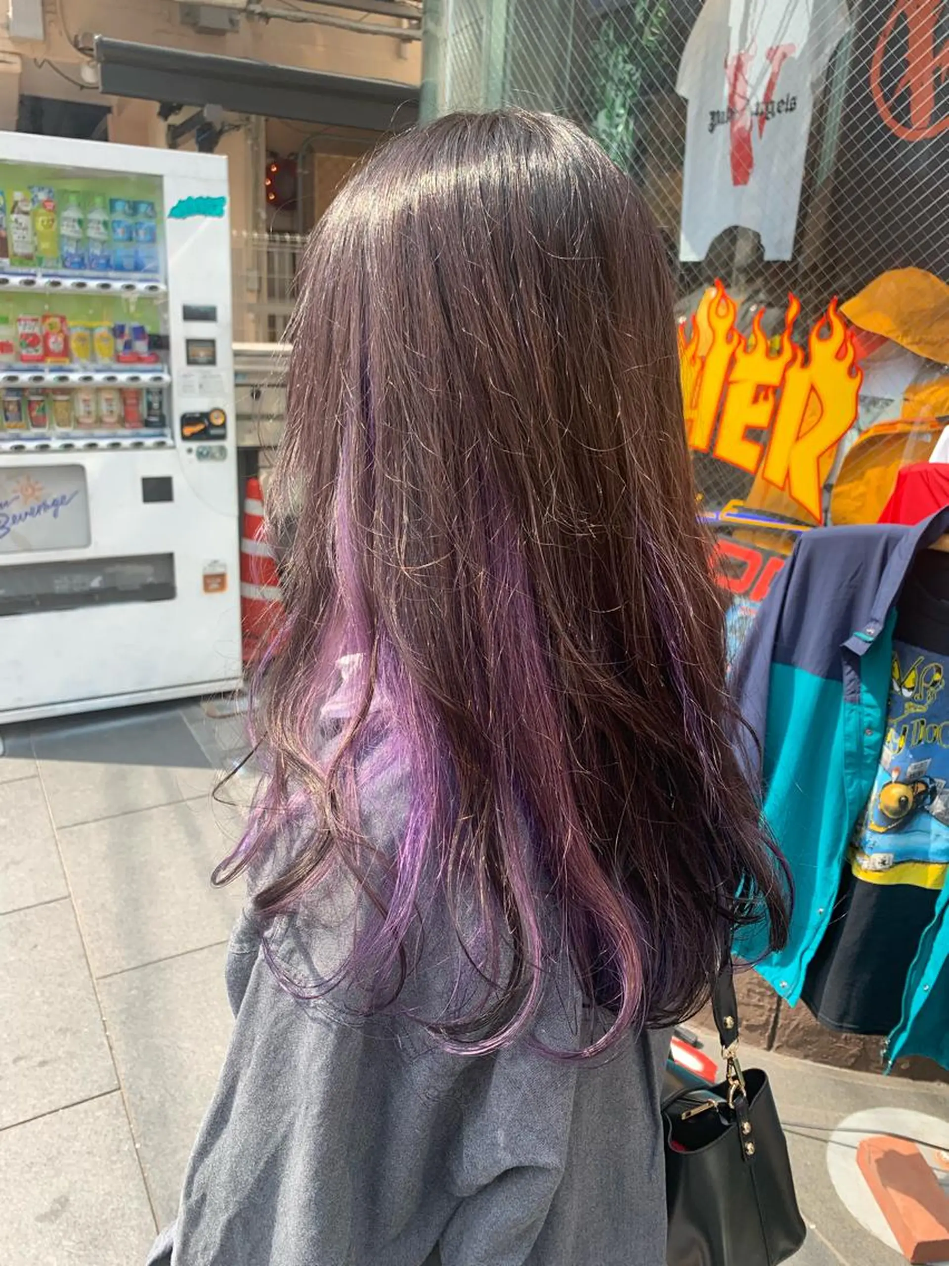 セミロング カラー ピンクベージュ/新潟 万代/高橋桃葉🍑のヘアスタイル