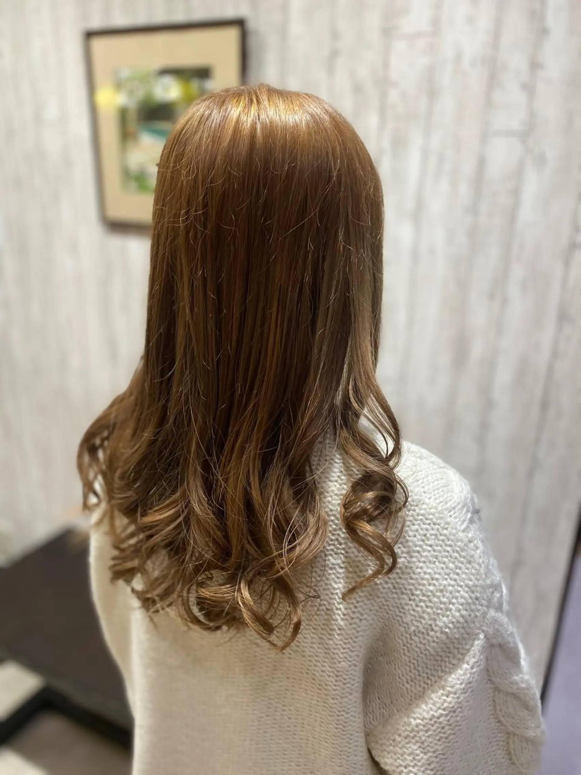 ロング カラー ヘアカラー トリートメント 🦋店長🦋 ほんさわ みずきのヘアスタイル