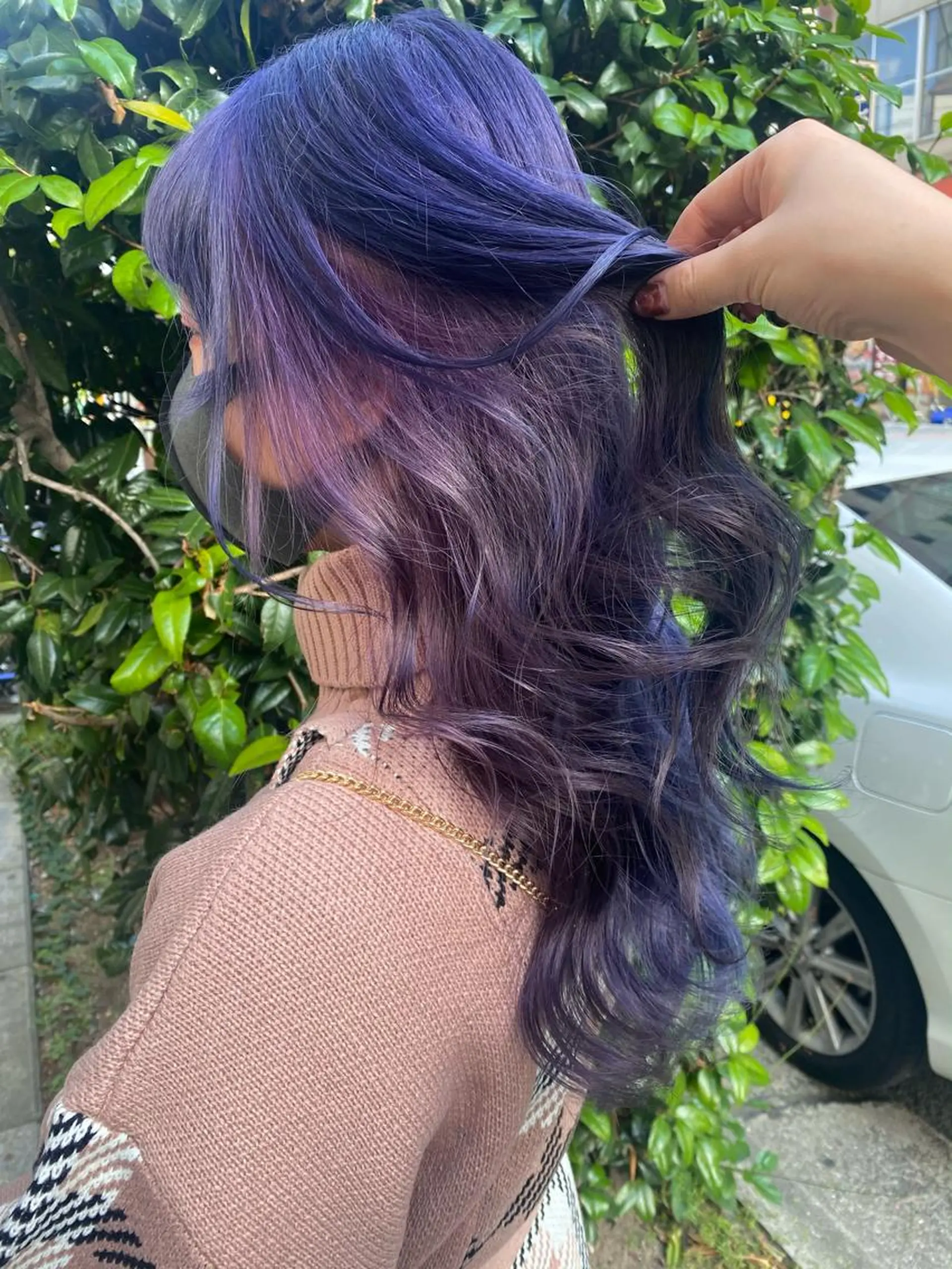 ロング カラー マンツーマン女性 美容師 奏のヘアスタイル