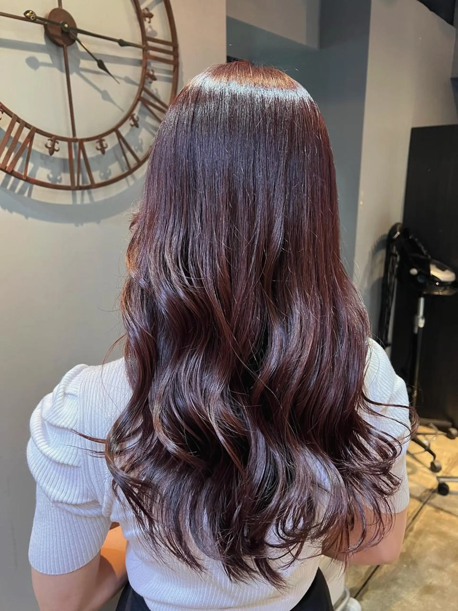 ロング カラー カシス 【N°deseo】 Hiromi🦋のヘアスタイル