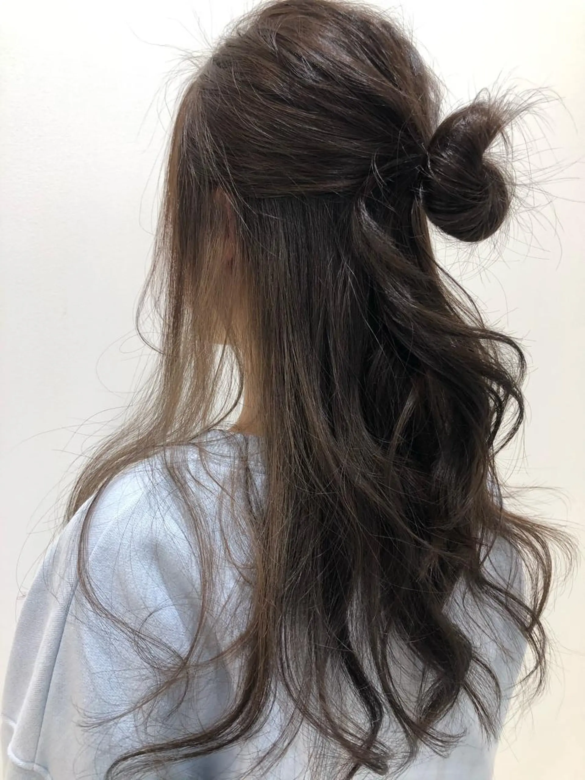 ロング カラー ヘアアレンジ ベージュカラー ショコラベージュ インナーカラー MODE K's松原 YUMIのヘアスタイル