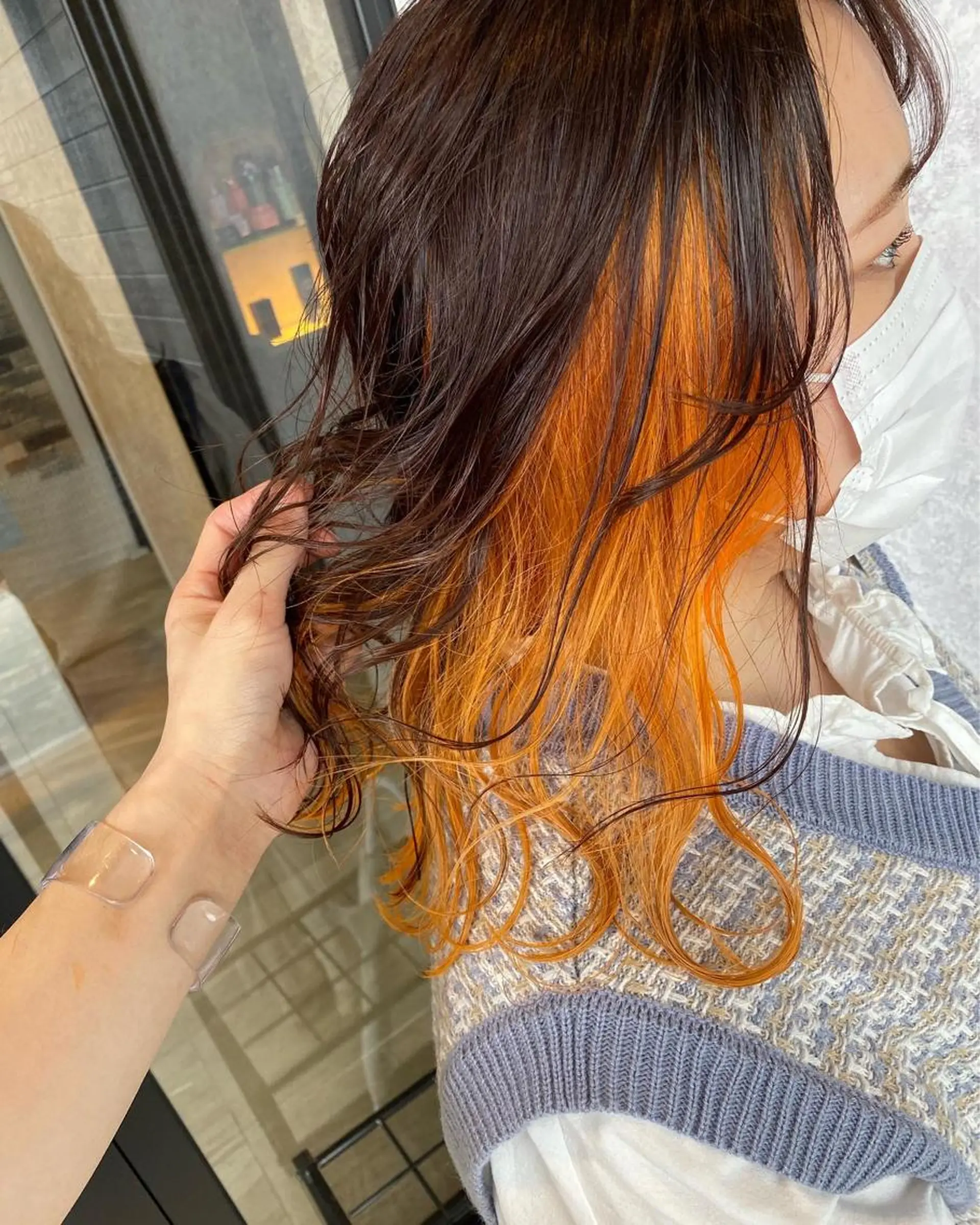 ミディアム カラー ヘアカラー Kobayashi ハイライト/ショートのヘアスタイル