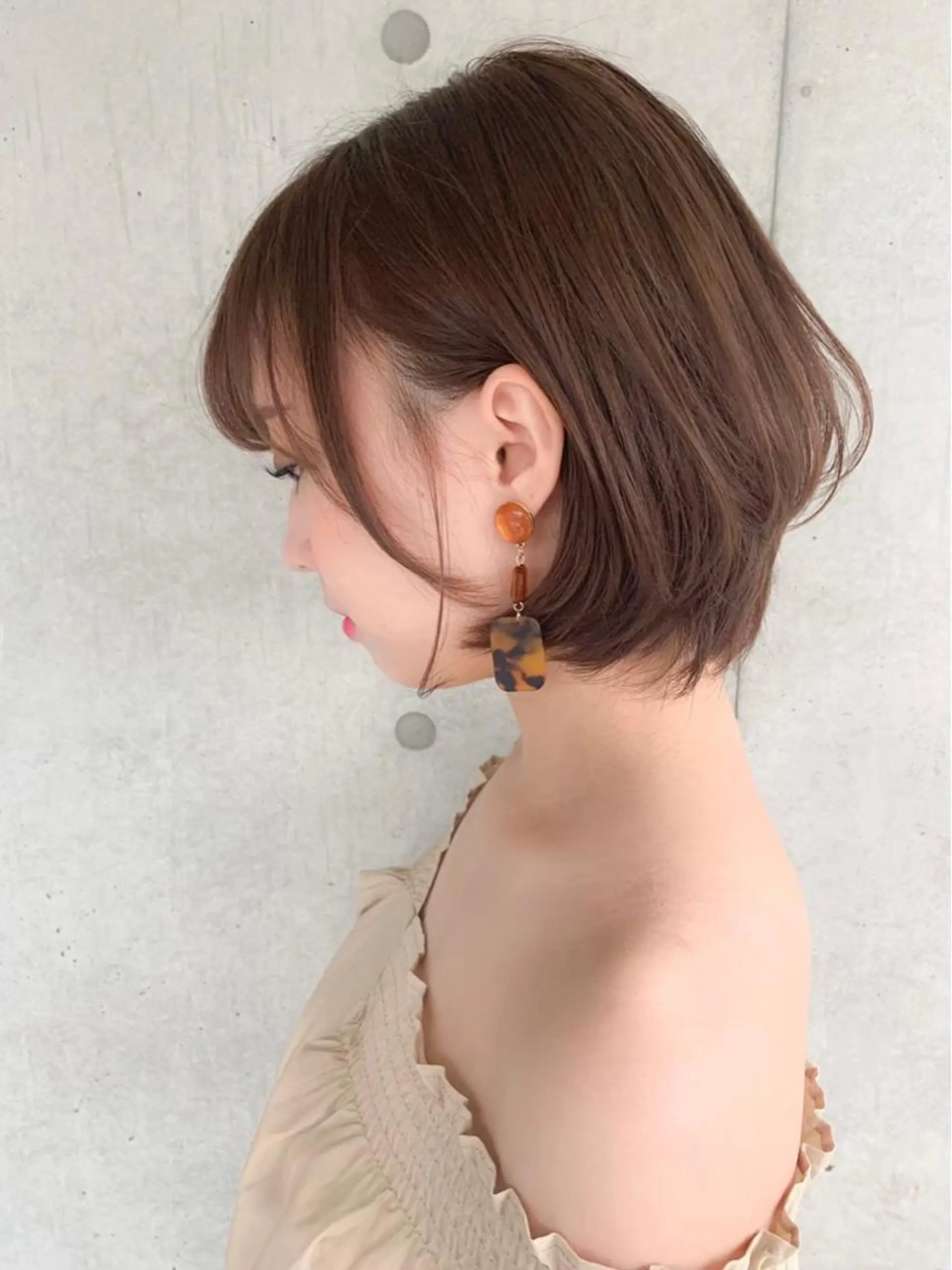 ショート 💕コテ巻き風パーマ 💕KEIYA 💕のヘアスタイル