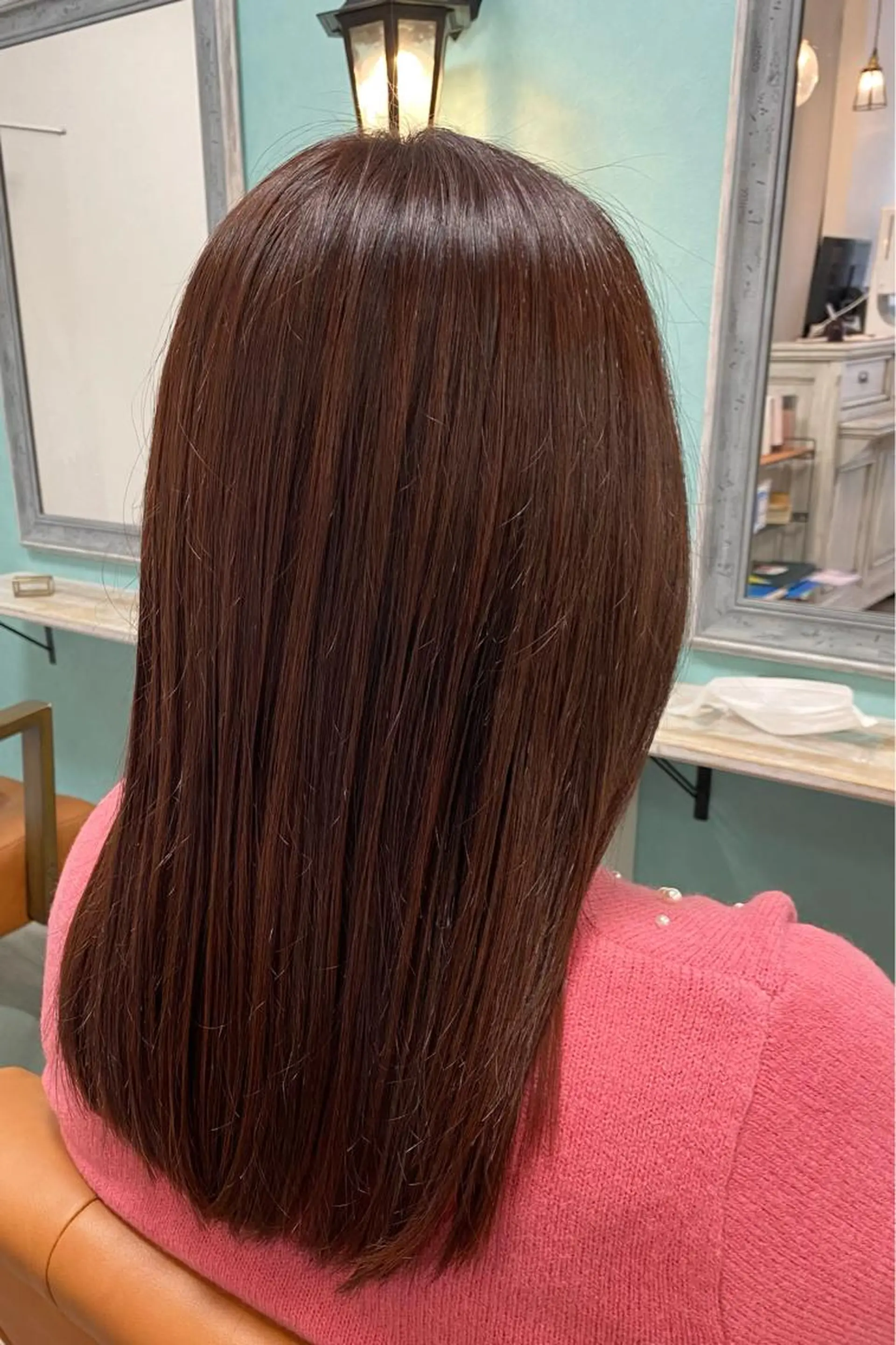 セミロング 柳坪 まなのヘアスタイル