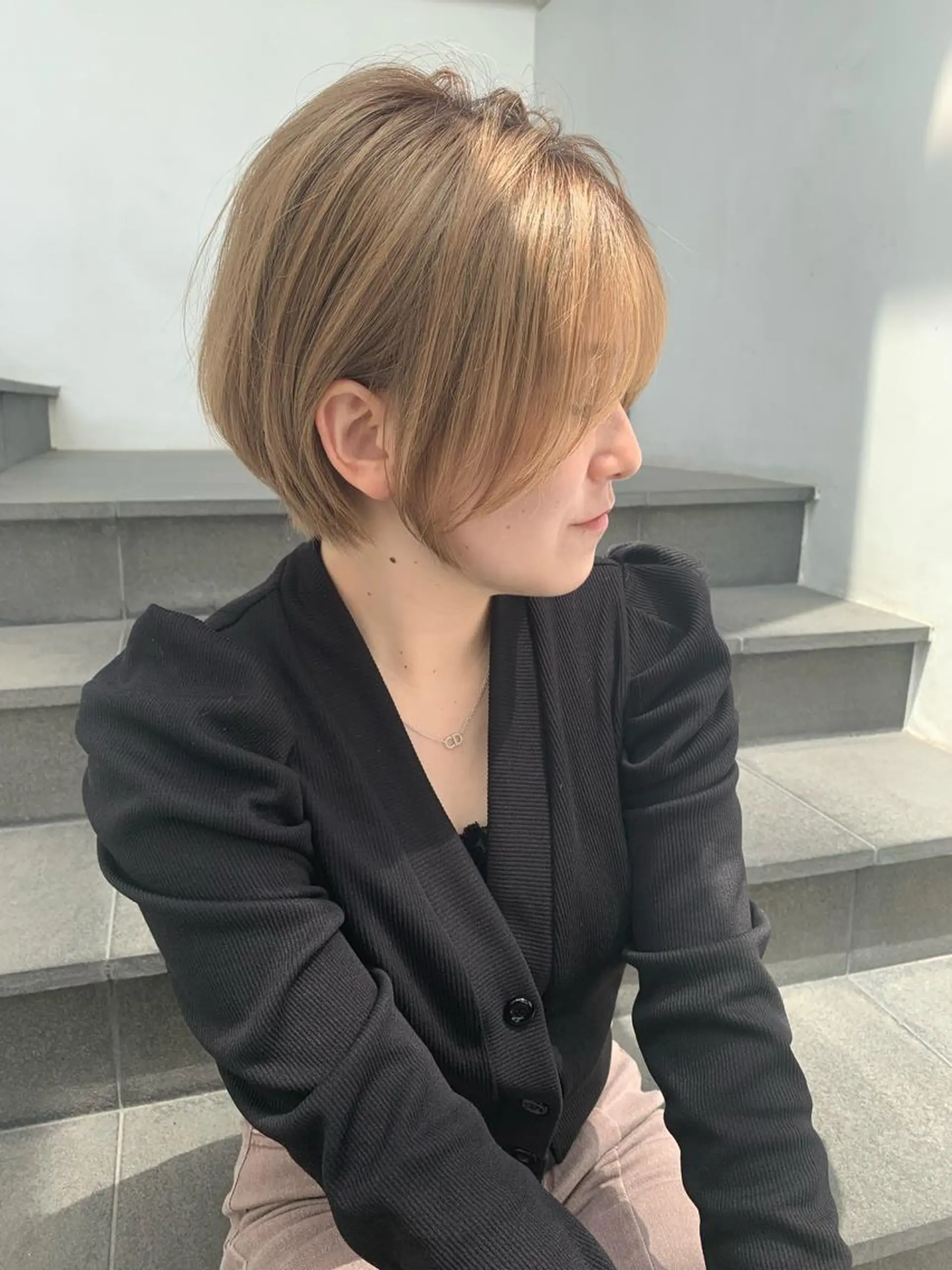 ショート カラー ショートボブ ボブ ショートヘア カット ヘアカラー トリートメント _WHITE所属・石川直樹 似合わせカット✨のヘアスタイル