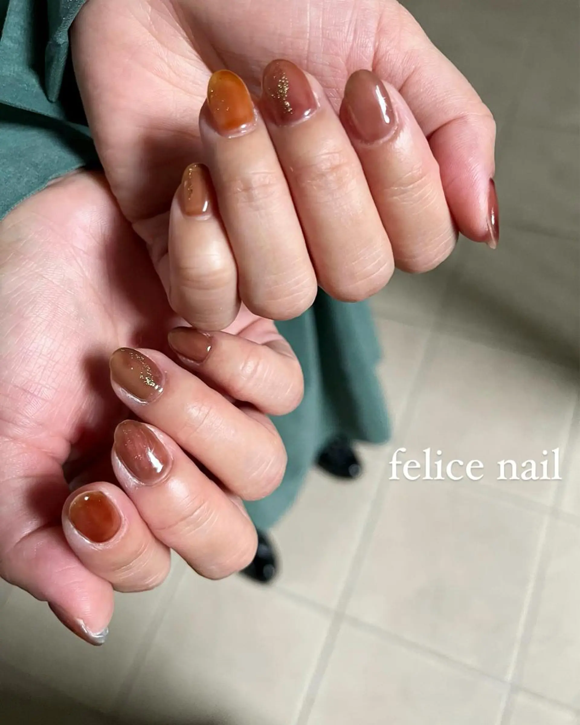 ネイル ニュアンスネイル felice nailのネイルデザイン