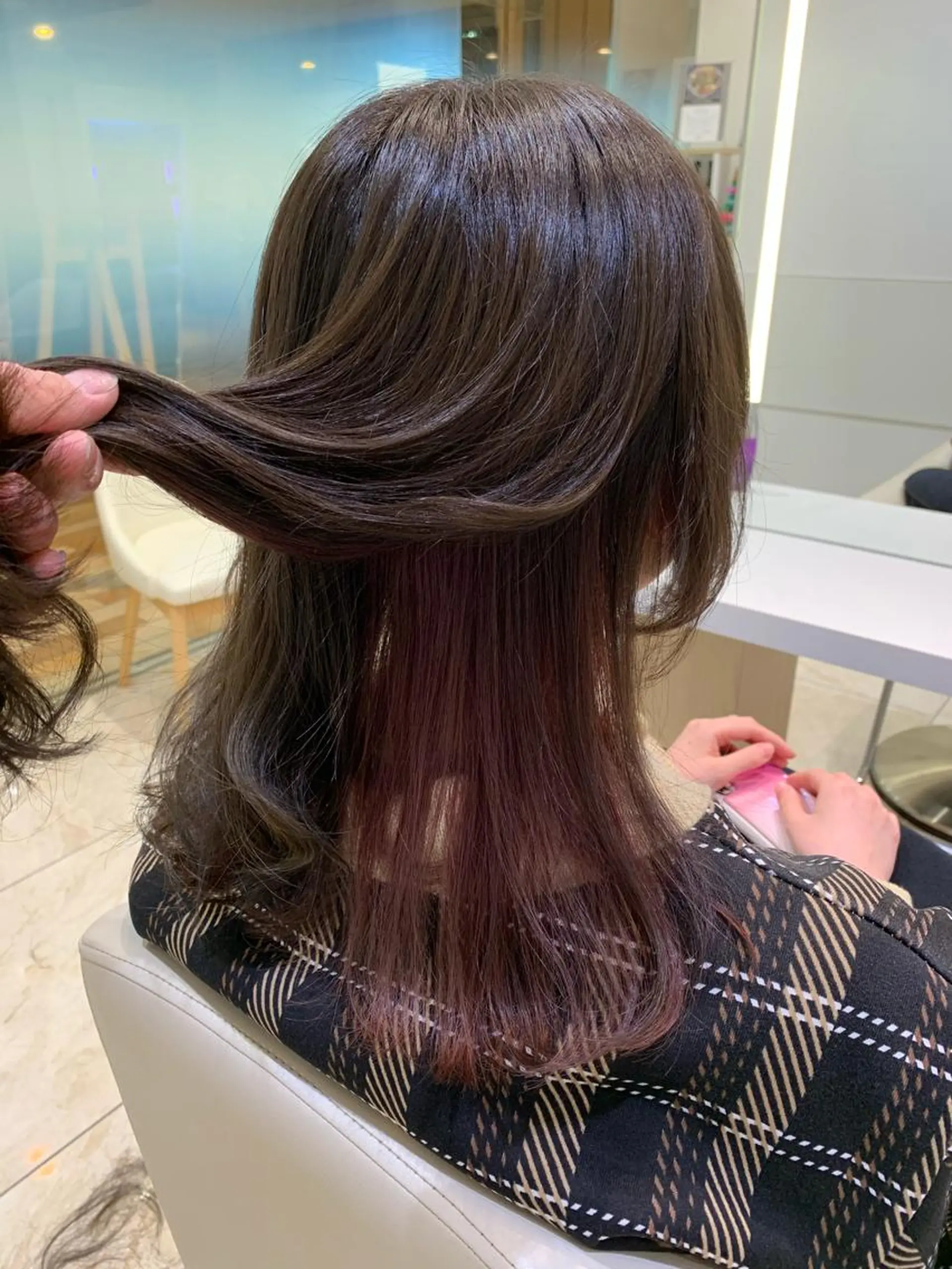 ロング カラー ケンジアネッタ Men'sのヘアスタイル