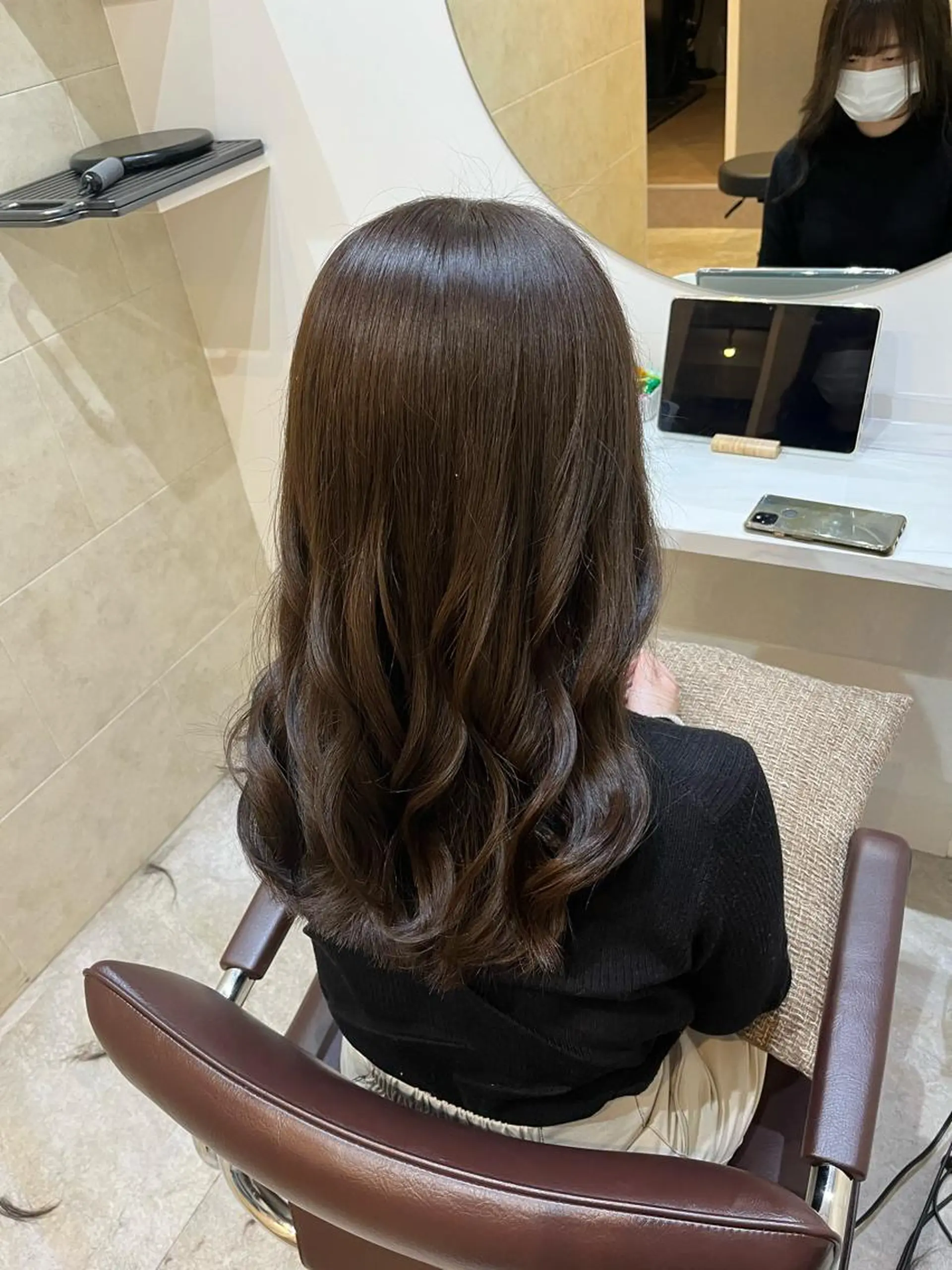 ロング ヘアカラー トリートメント 【髪質改善　艶髪】 布川　莉穂のヘアスタイル