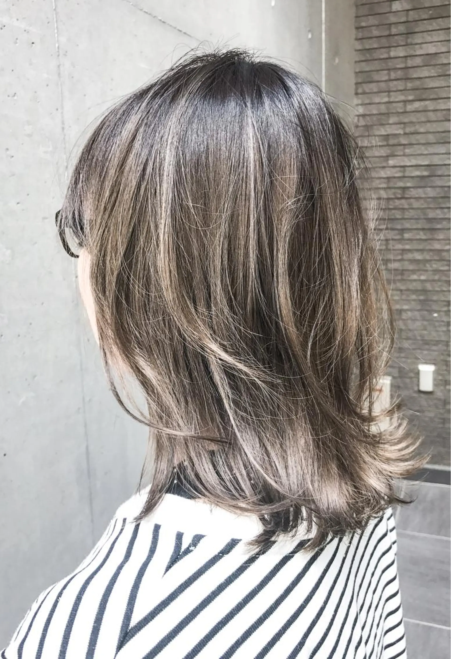 ミディアム 常山 篤志のヘアスタイル