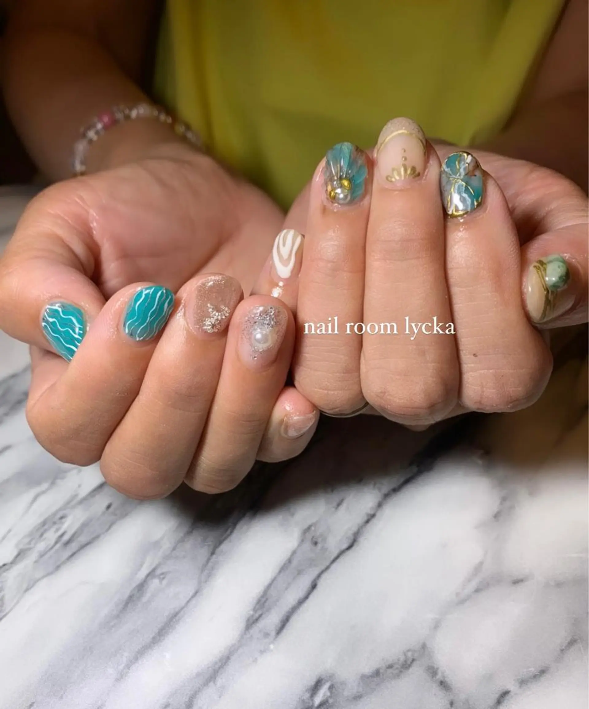 ネイル ﾈｲﾙﾙｰﾑﾘｯｶ 𝐦𝐚𝐲𝐮のネイルデザイン