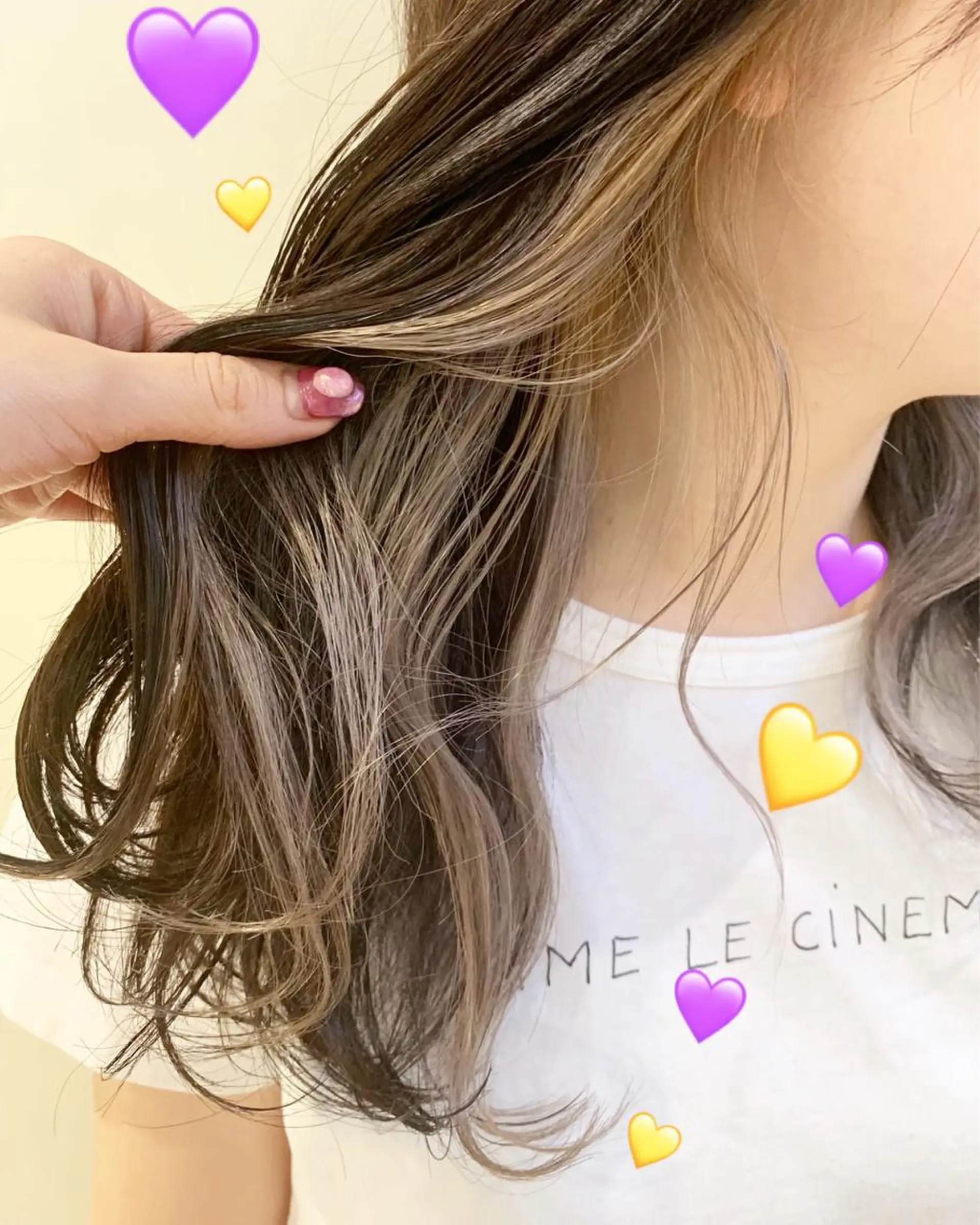 セミロング カラー EMANON新宿東口所属・新宿駅近♡個室 ♡関口三都季🌜のヘアスタイル