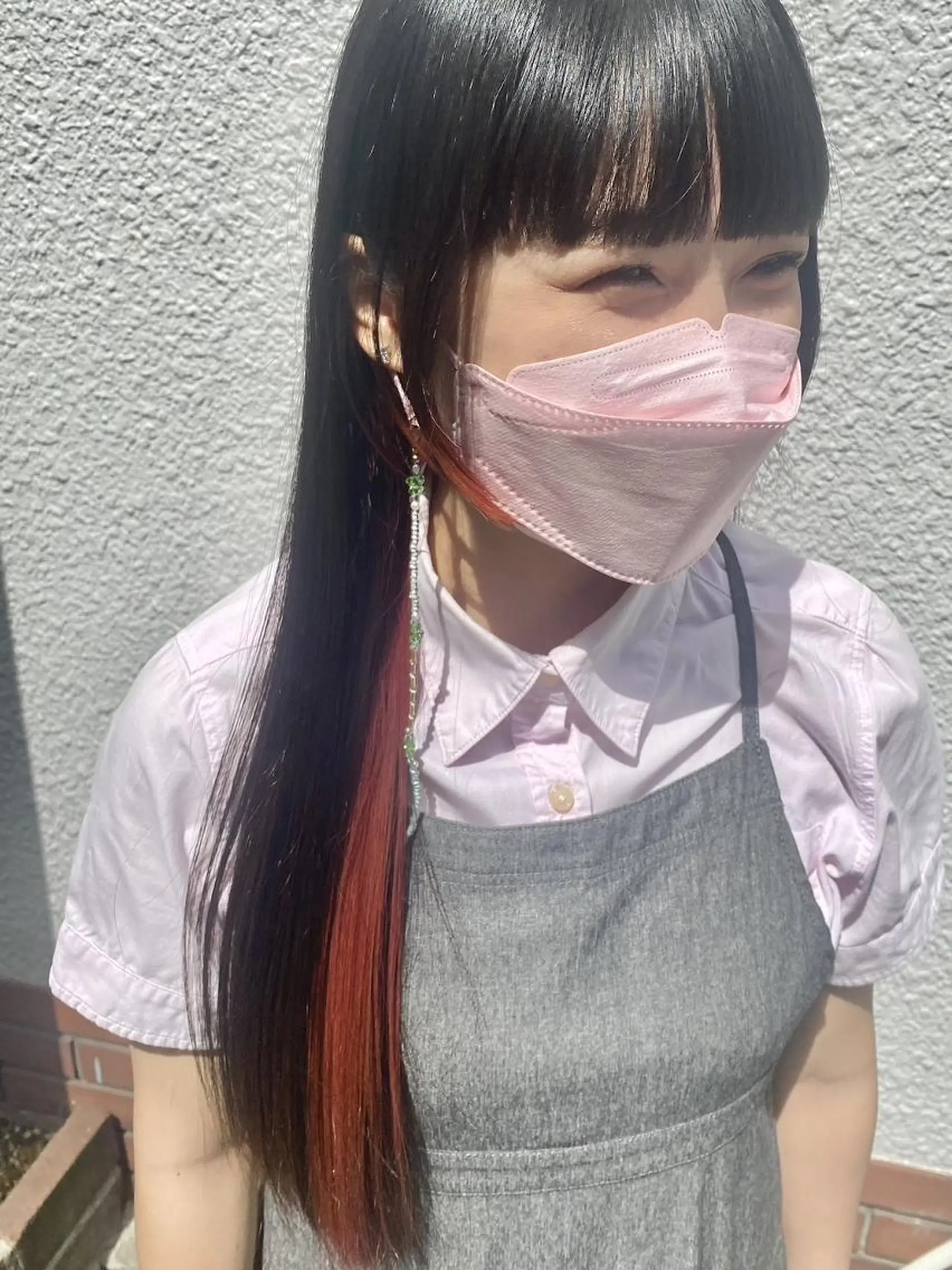 カラー ロング カット ヘアカラー トリートメント 🌼U24 ヘアデザインラボのヘアスタイル