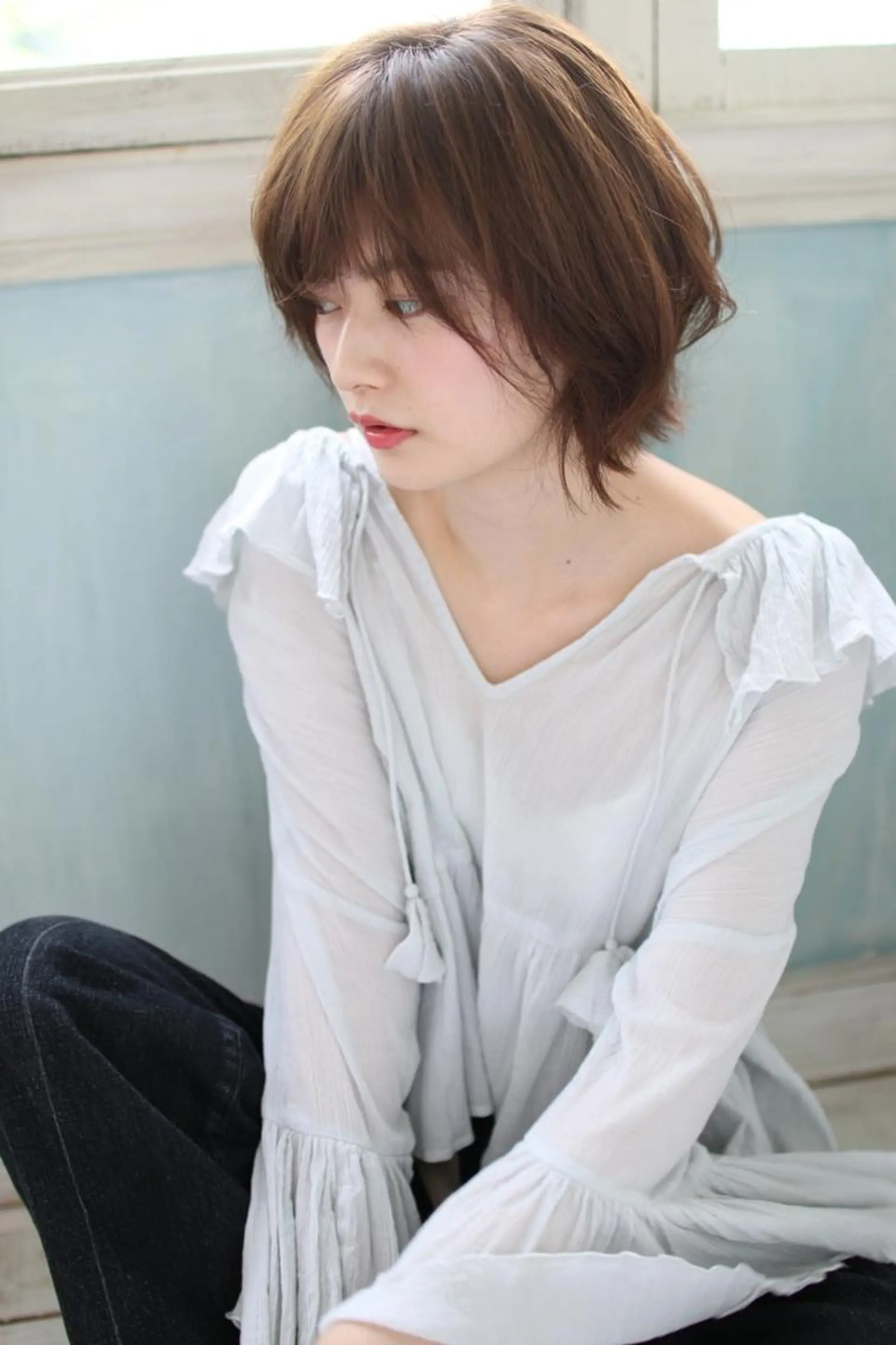 ショート SALOWIN 銀座一丁目店所属・髪質改善/縮毛矯正 🎀小林 唯 🎀のヘアスタイル