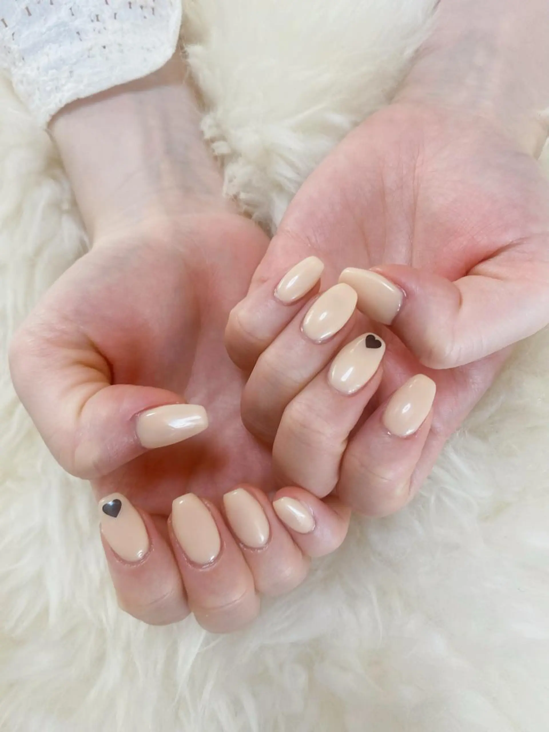 ミディアム ハンドネイル ハンドケア 💜MIYA nail川崎店のネイルデザイン