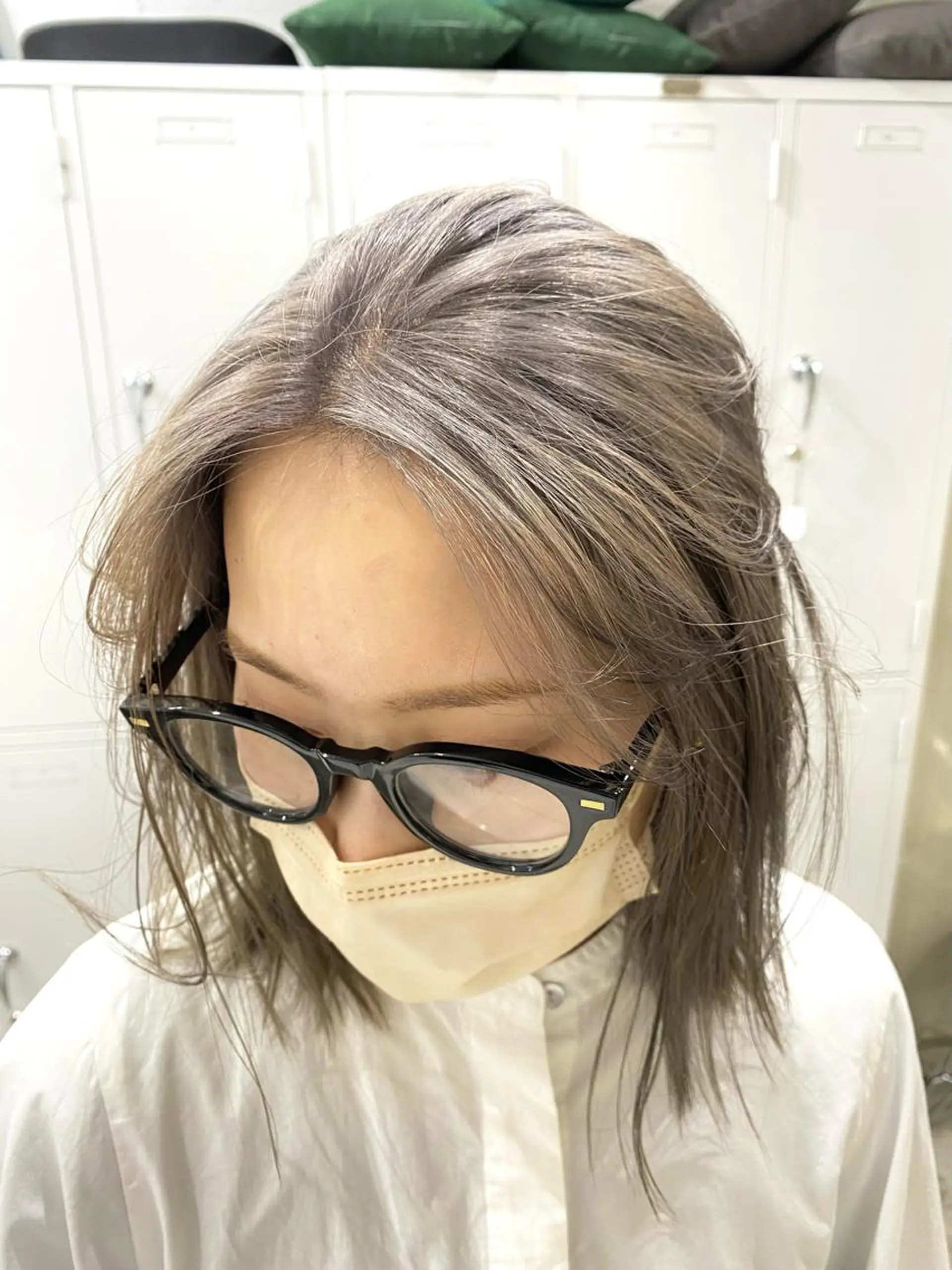 ミディアム カラー ヘアカラー トリートメント ヘアセット kai .のヘアスタイル