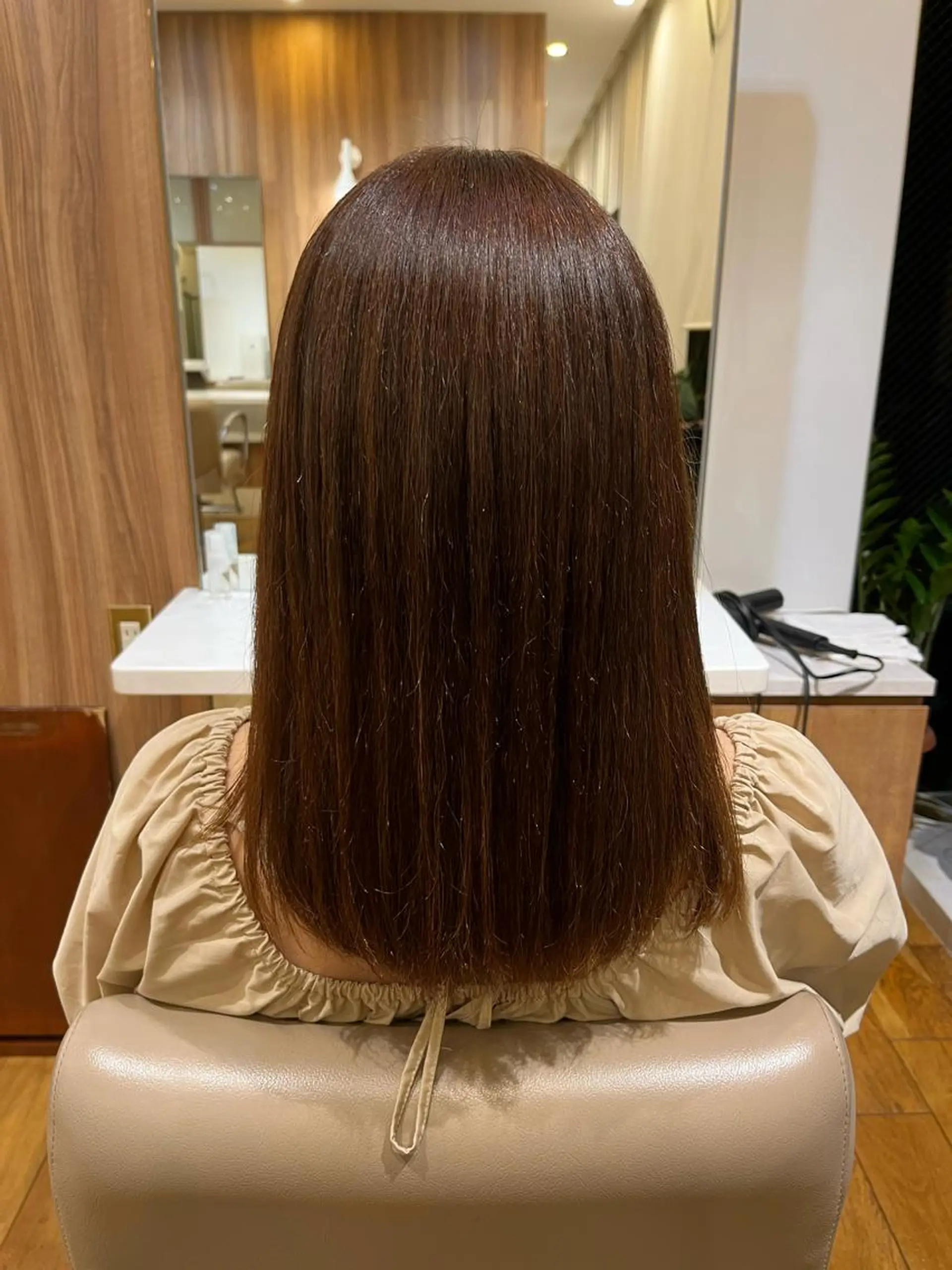 セミロング パーマ 門崎未依/レイヤー/ メンズカット🪿🌼のヘアスタイル